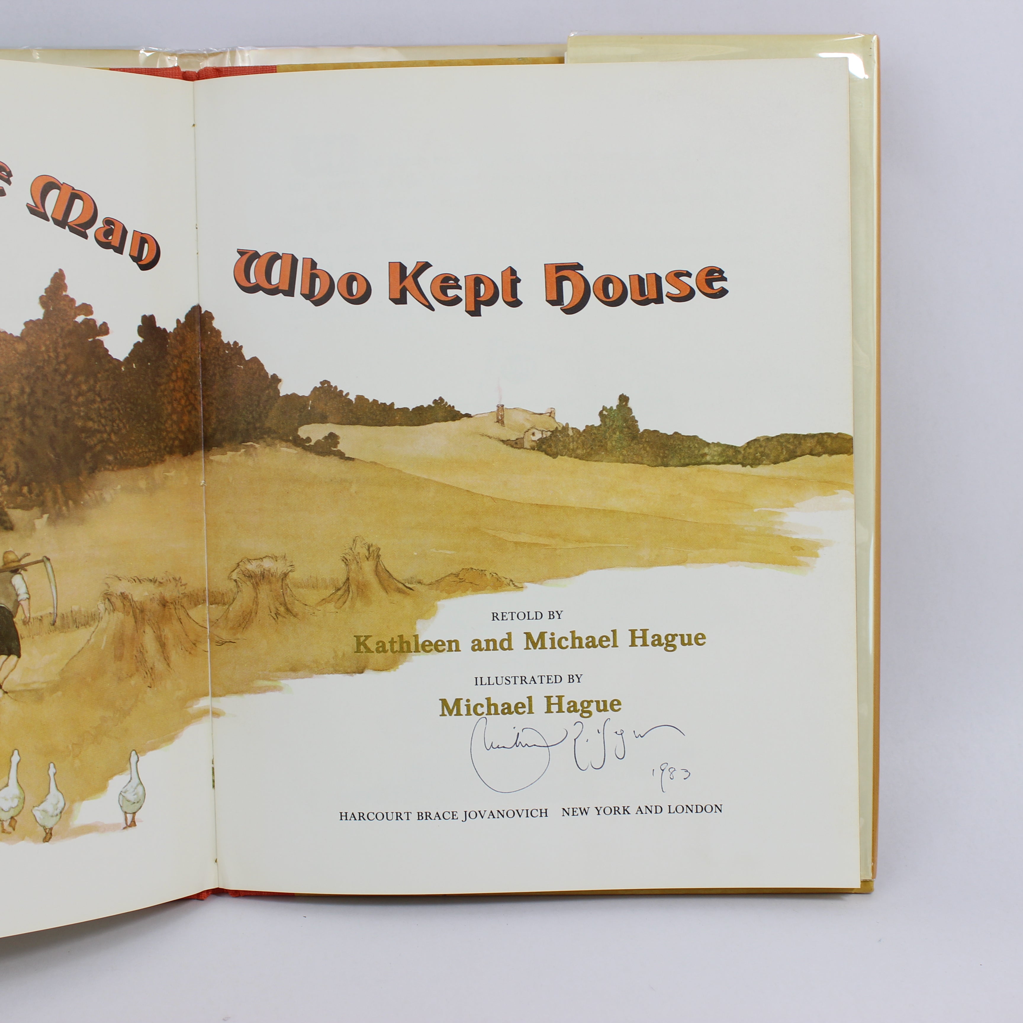 The Man Who Kept House - Kathleen and Michael Hague (First Edition, Hardcover, 1982) - Image 2