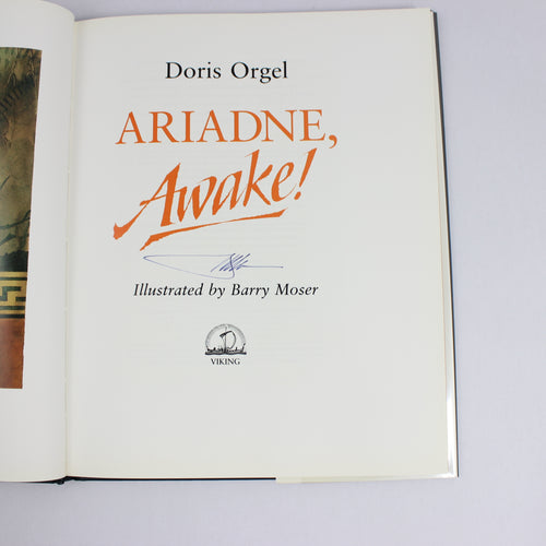 Ariadne, Awake! - Doris Orgel (First Edition, Hardcover, 1994) - Image 2