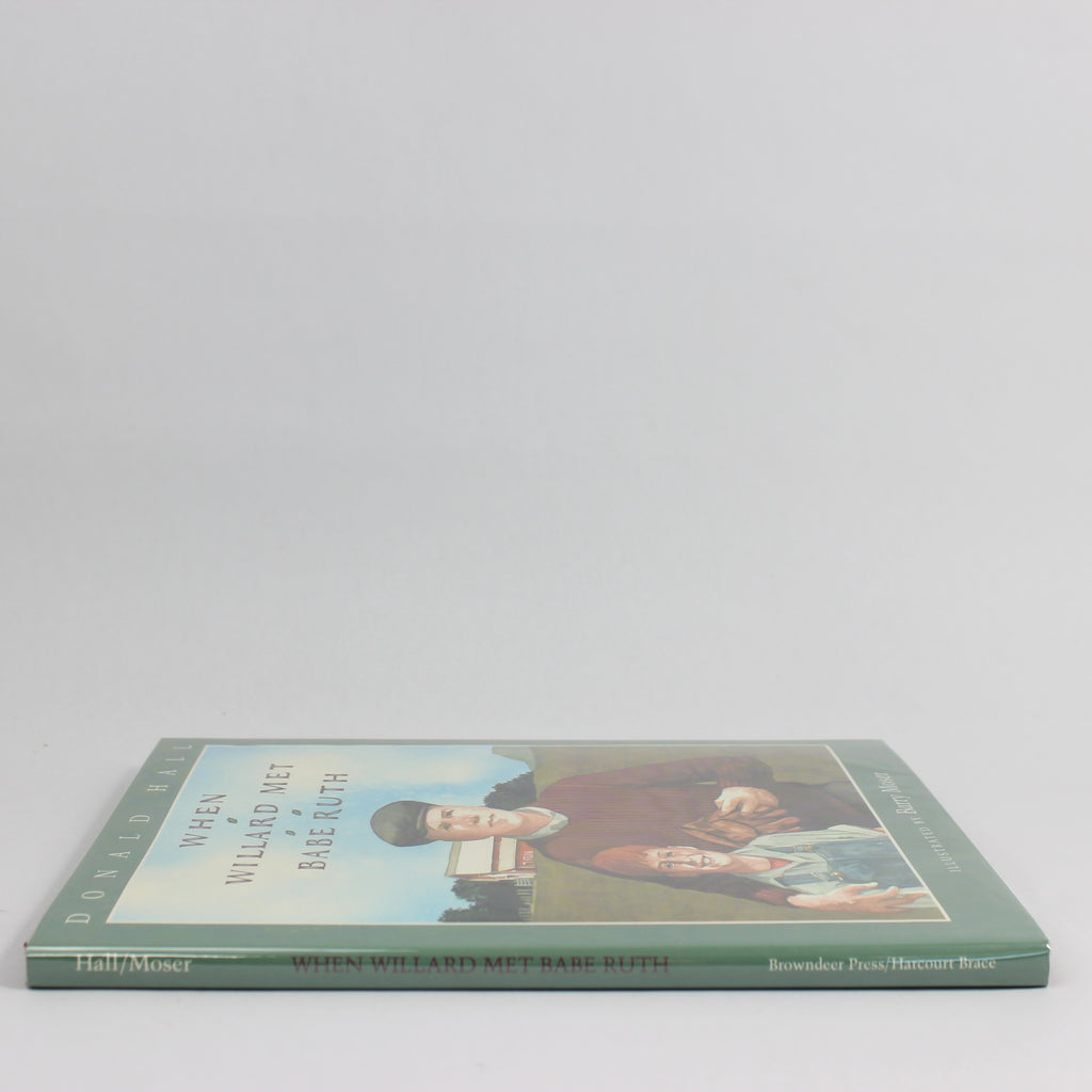 When Willard Met Babe Ruth - Donald Hall (First Edition, Hardcover, 1996) - Image 3