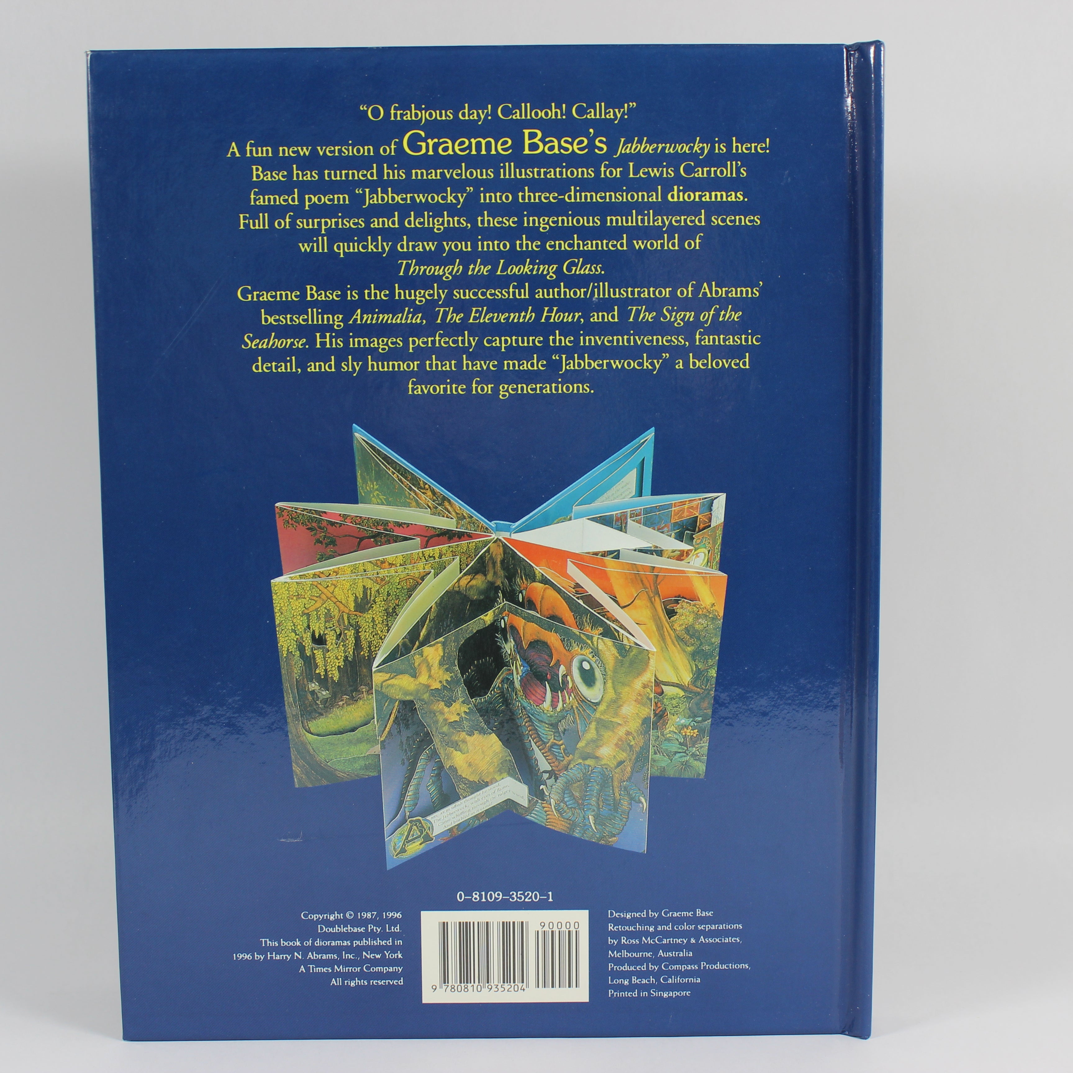 Lewis Carroll's Jabberwocky: A Book of Brillig Dioramas - Graeme Base (Hardcover, 1996) - Image 2