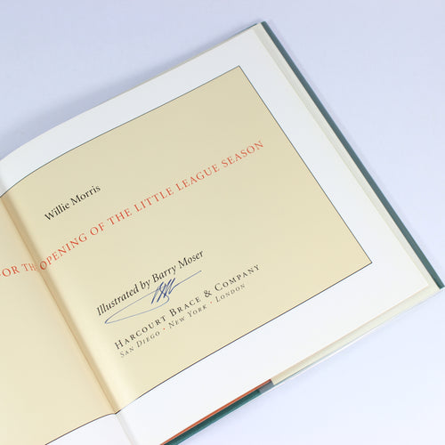 A Prayer for the Opening of the Little League Season - Willie Morris (First Edition, Hardcover, 1995) - Image 2