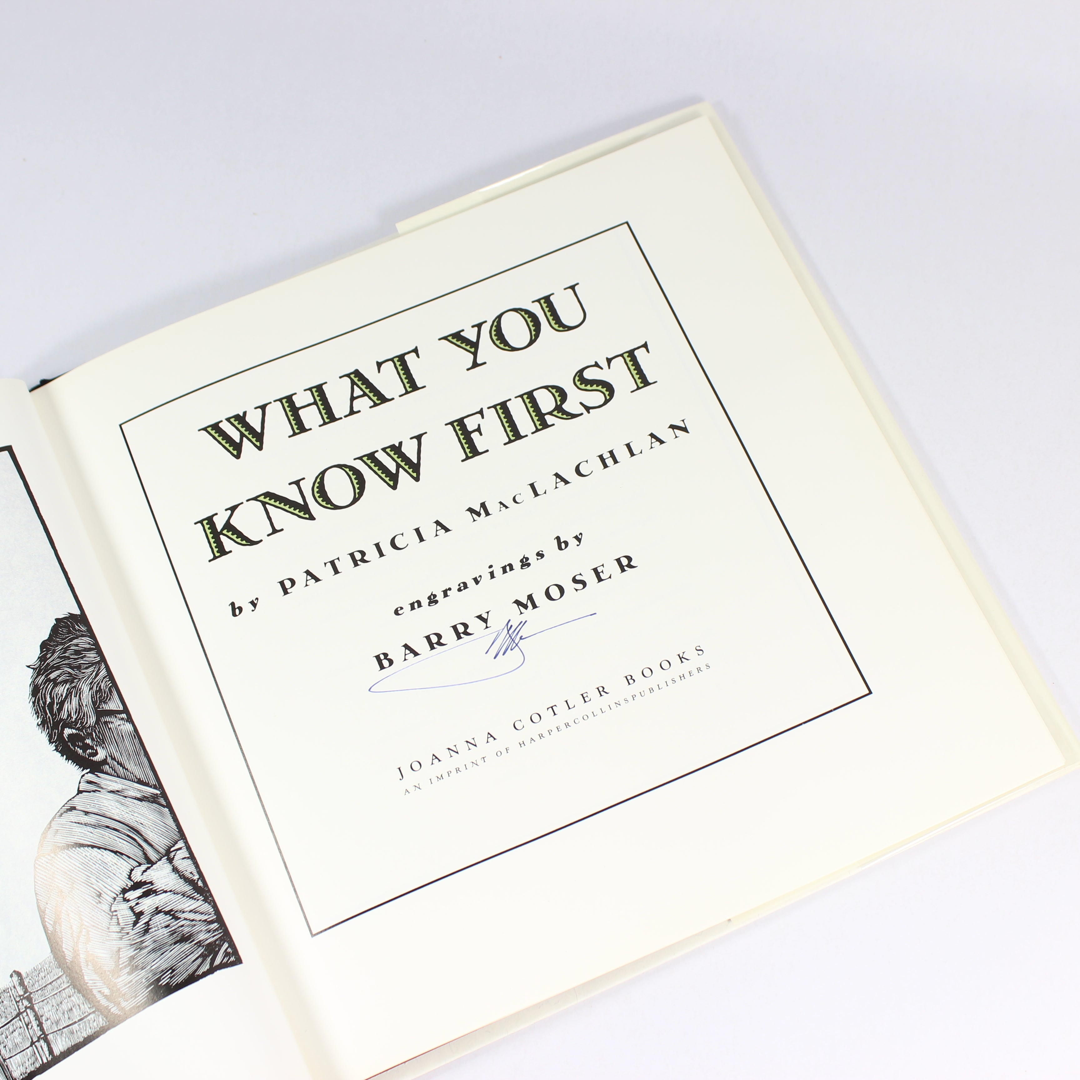 What You Know First - Patricia MacLachlan (First Edition, Hardcover, 1995) - Image 2