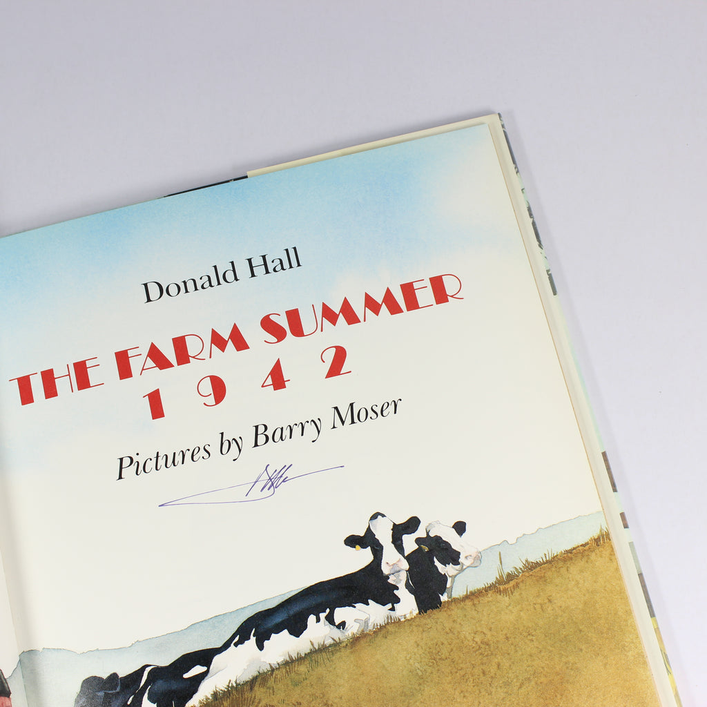 The Farm Summer 1942 - Donald Hall (First Edition, Hardcover, 1994) - Image 2