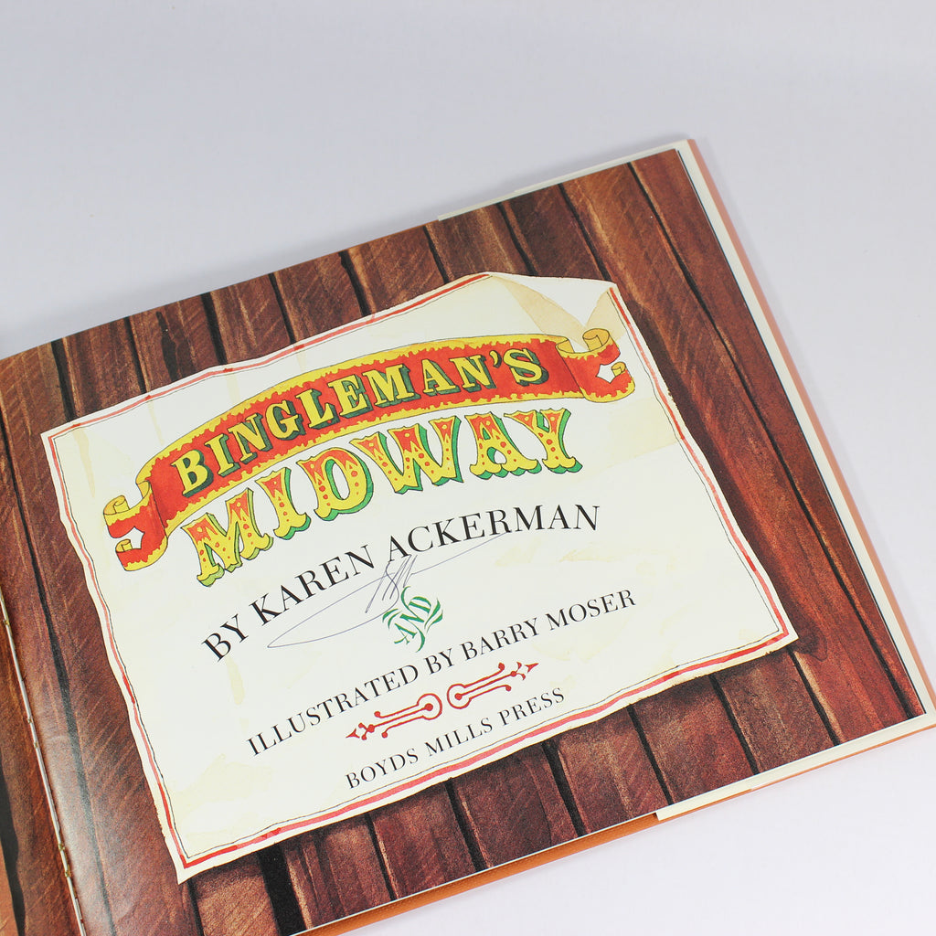 Bingleman's Midway - Karen Ackerman (First Edition, Hardcover, 1995) - Image 2