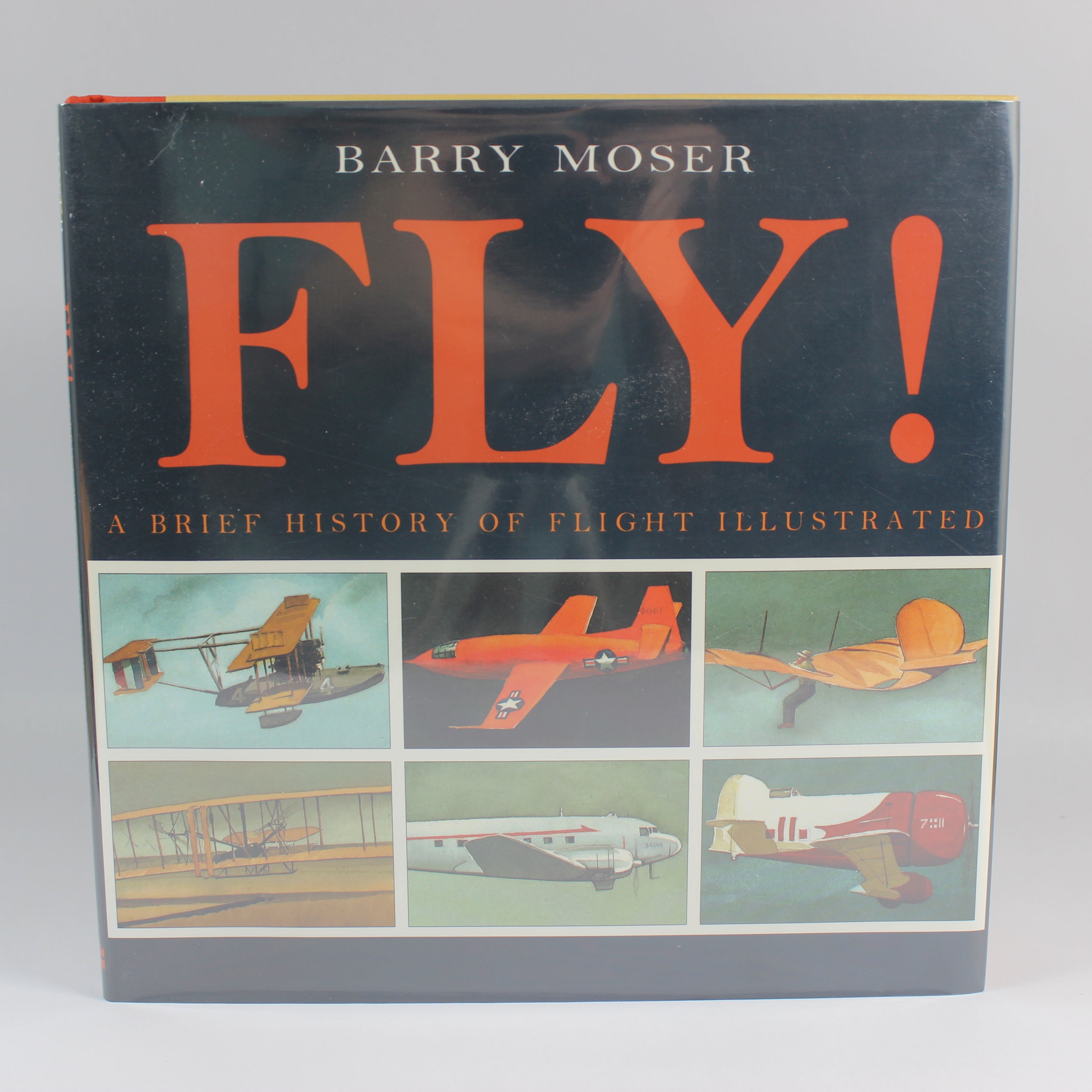 Fly!: A Brief History of Flight Illustrated - Barry Moser (First Edition, Hardcover, 1993)
