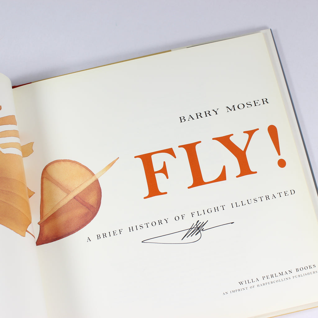 Fly!: A Brief History of Flight Illustrated - Barry Moser (First Edition, Hardcover, 1993) - Image 2