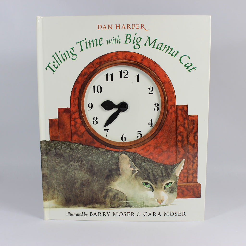 Telling Time with Big Mama Cat - Dan Harper (First Edition, Hardcover, 1998)