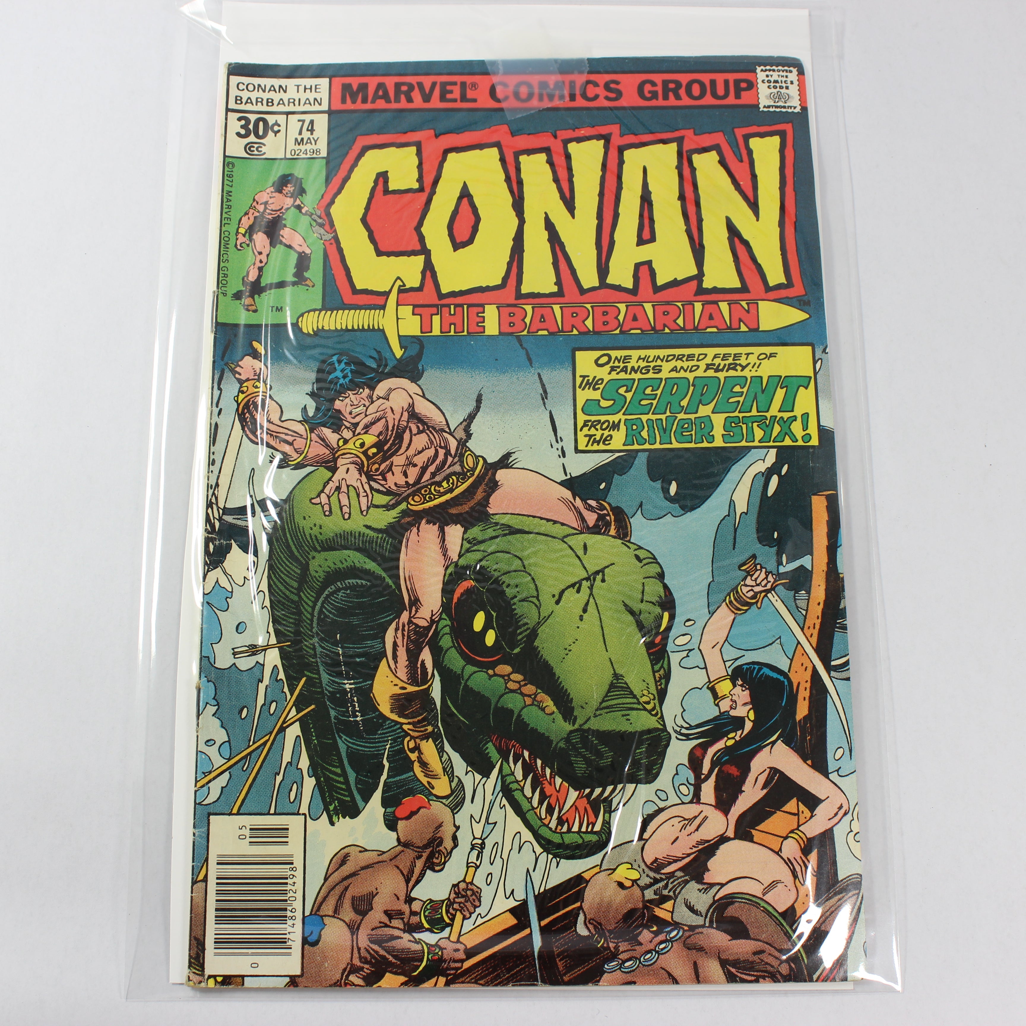 Conan the Barbarian #74, The Serpent from the River Styx (Marvel Comics, 1977)