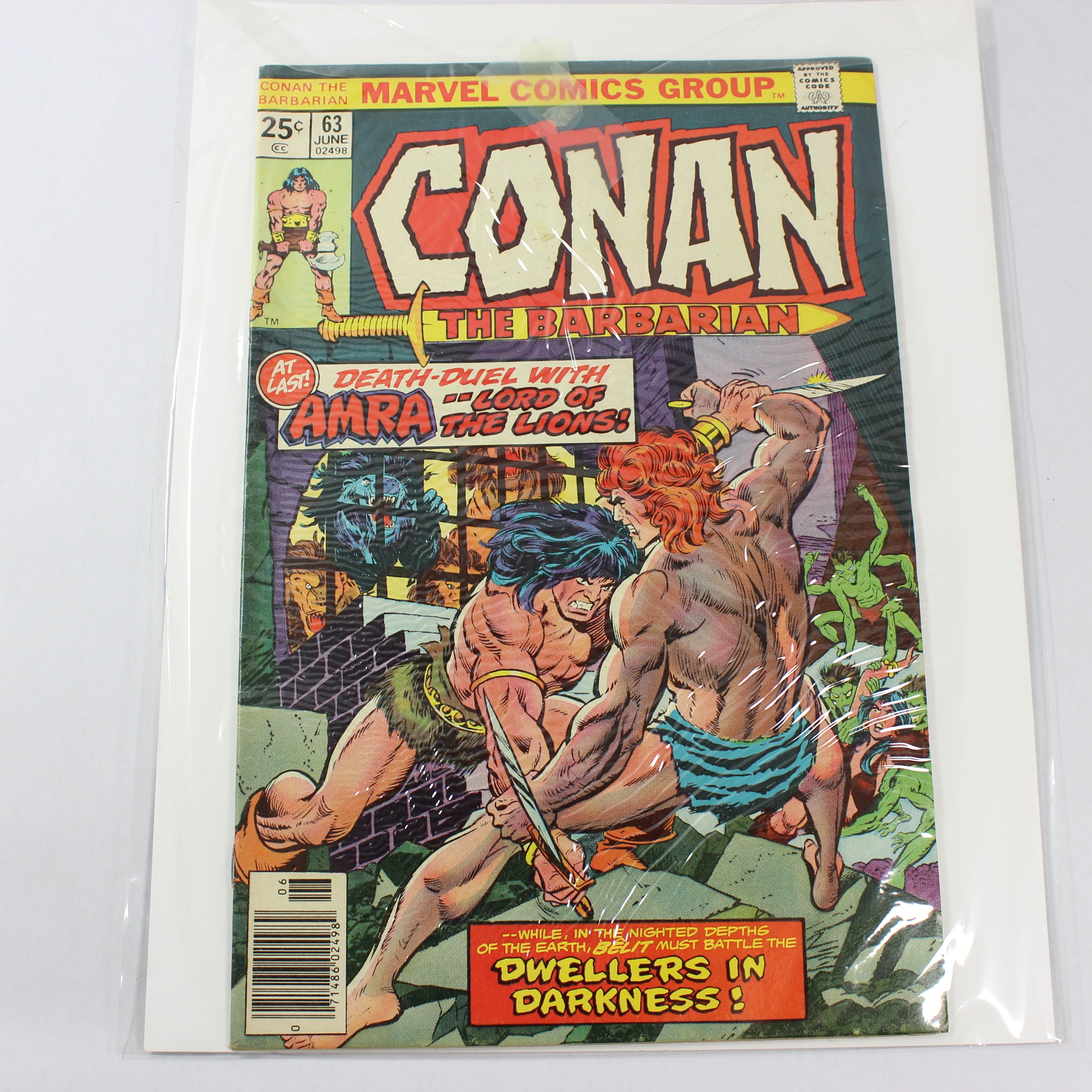 Conan the Barbarian #63, Dwellers in Darkness (Marvel Comics, 1976)