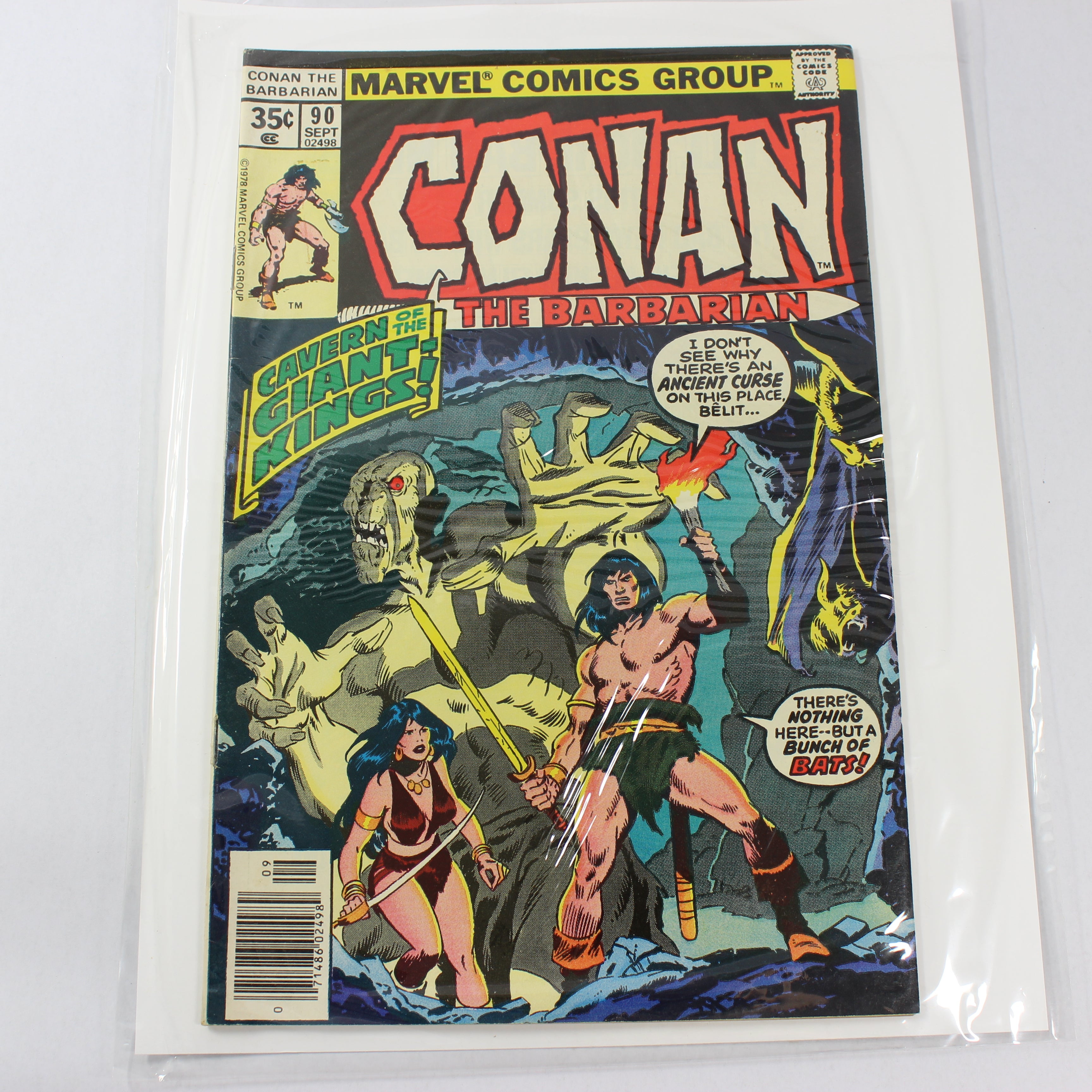 Conan the Barbarian #90, Caverns of the Giant Kings (Marvel Comics, 1978)