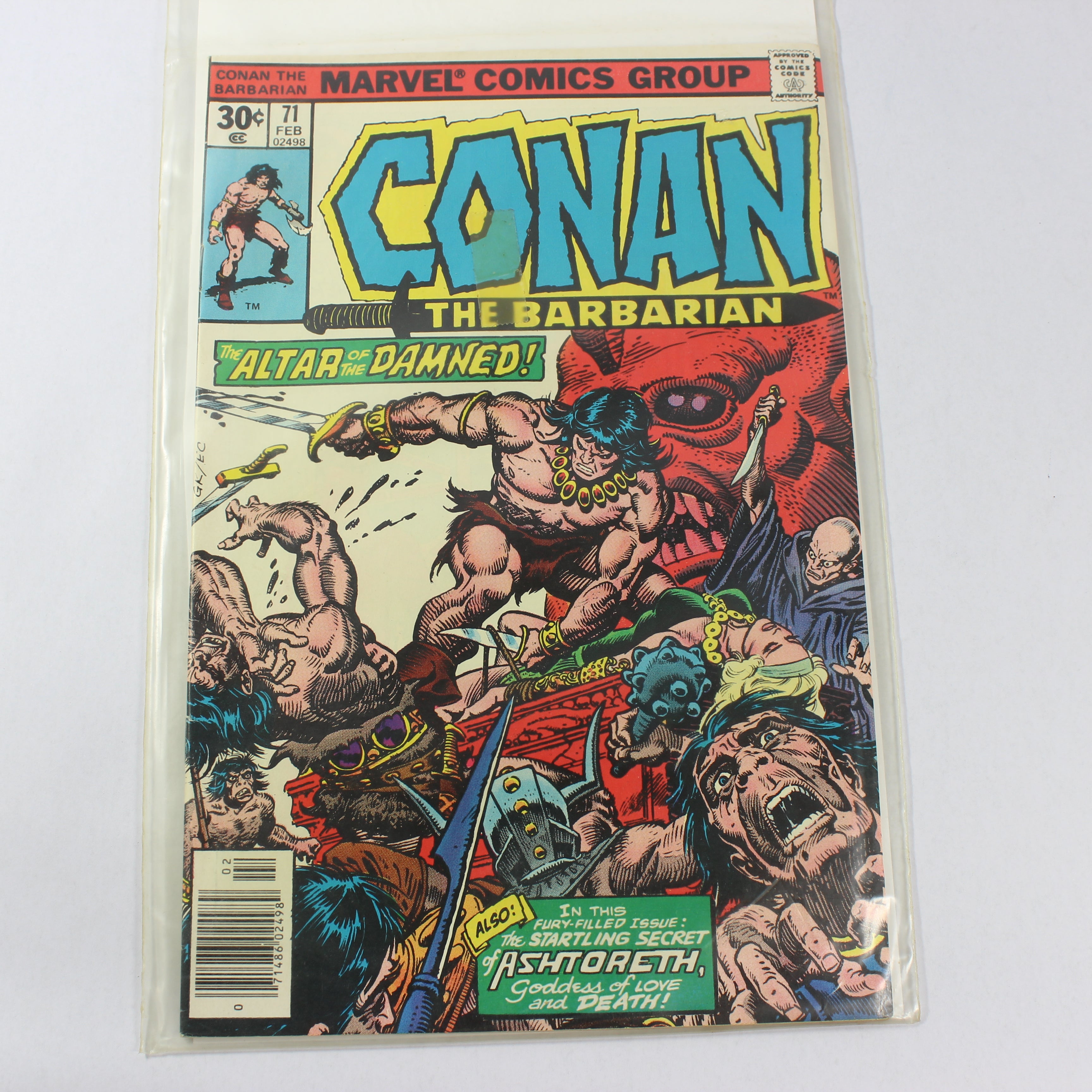 Conan the Barbarian #71, The Altar of the Damned (Marvel Comics, 1976)