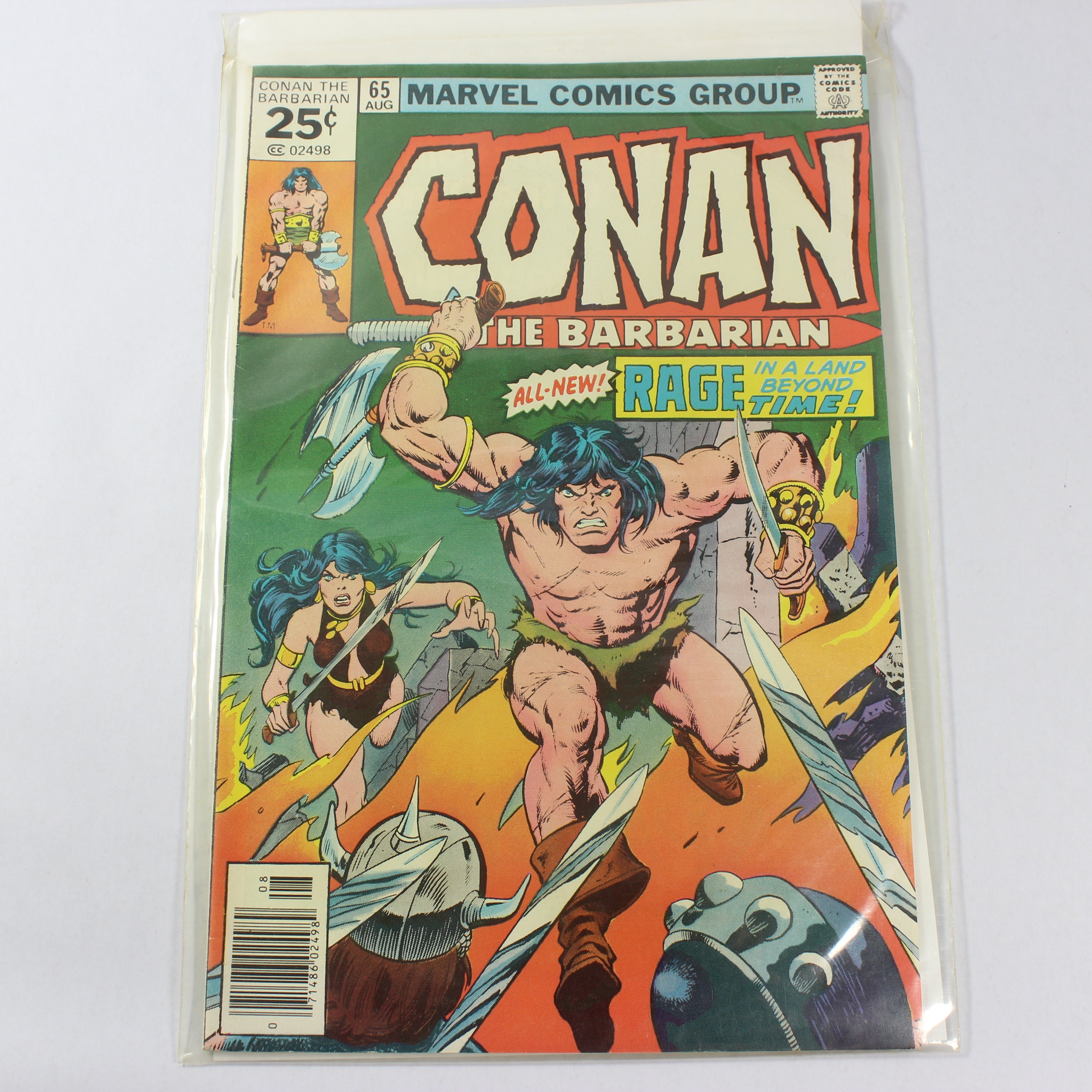 Conan the Barbarian #65, Rage in a Land Beyond Time (Marvel Comics, 1976)