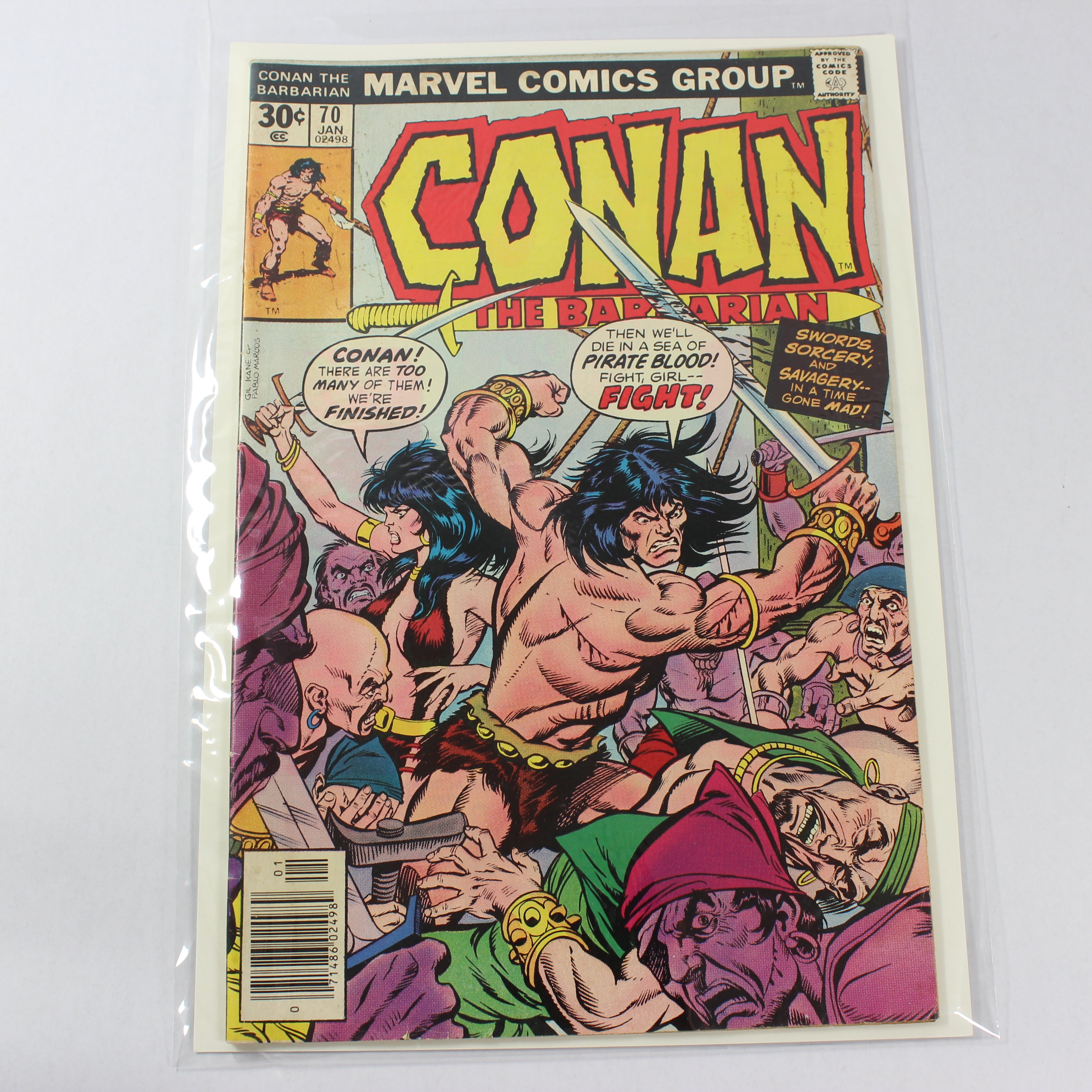 Conan the Barbarian #70, Swords, Sorcery, and Savagery - in a Time Gone Mad (Marvel Comics, 1977)