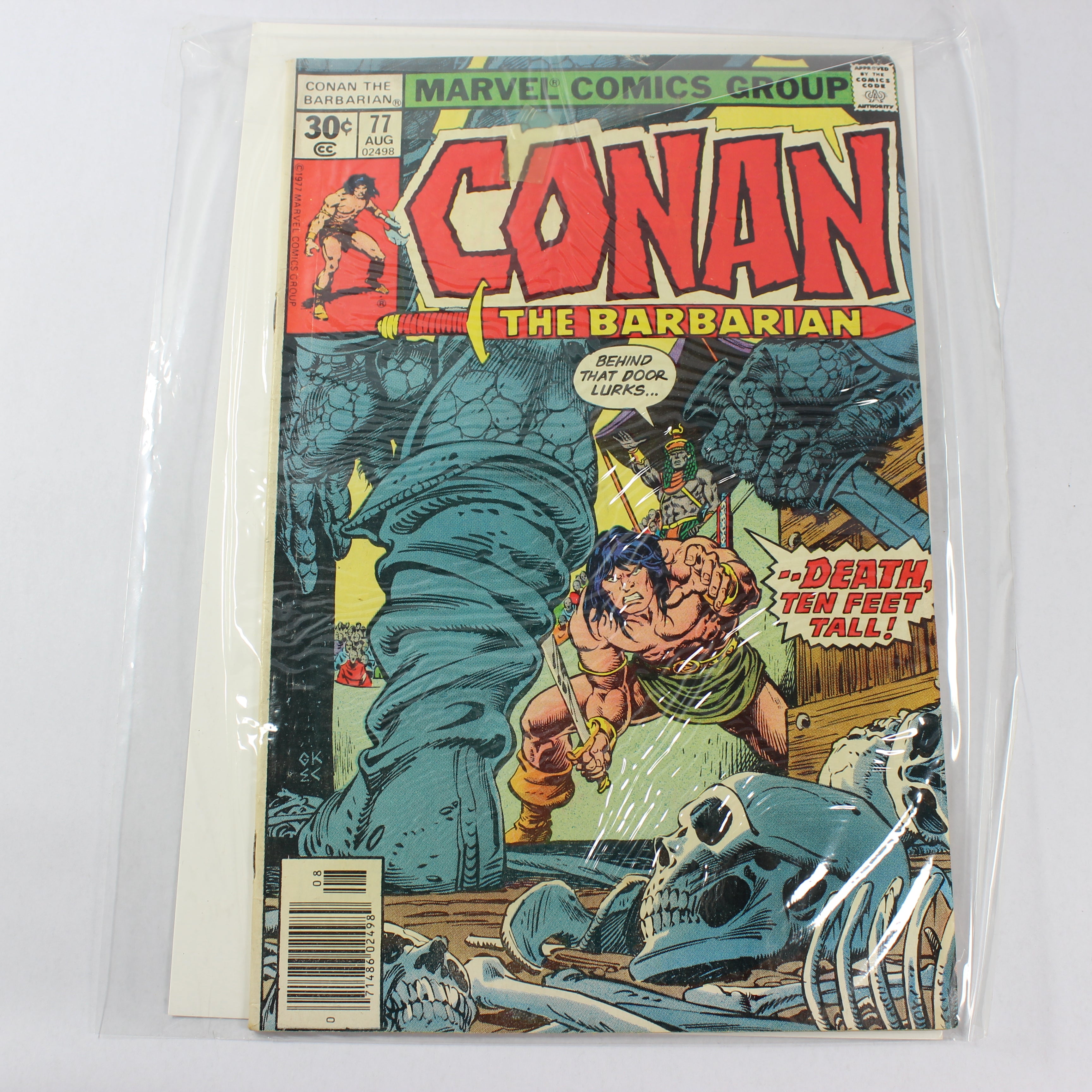 Conan the Barbarian #77, Death, Ten Feet Tall (Marvel Comics, 1977)