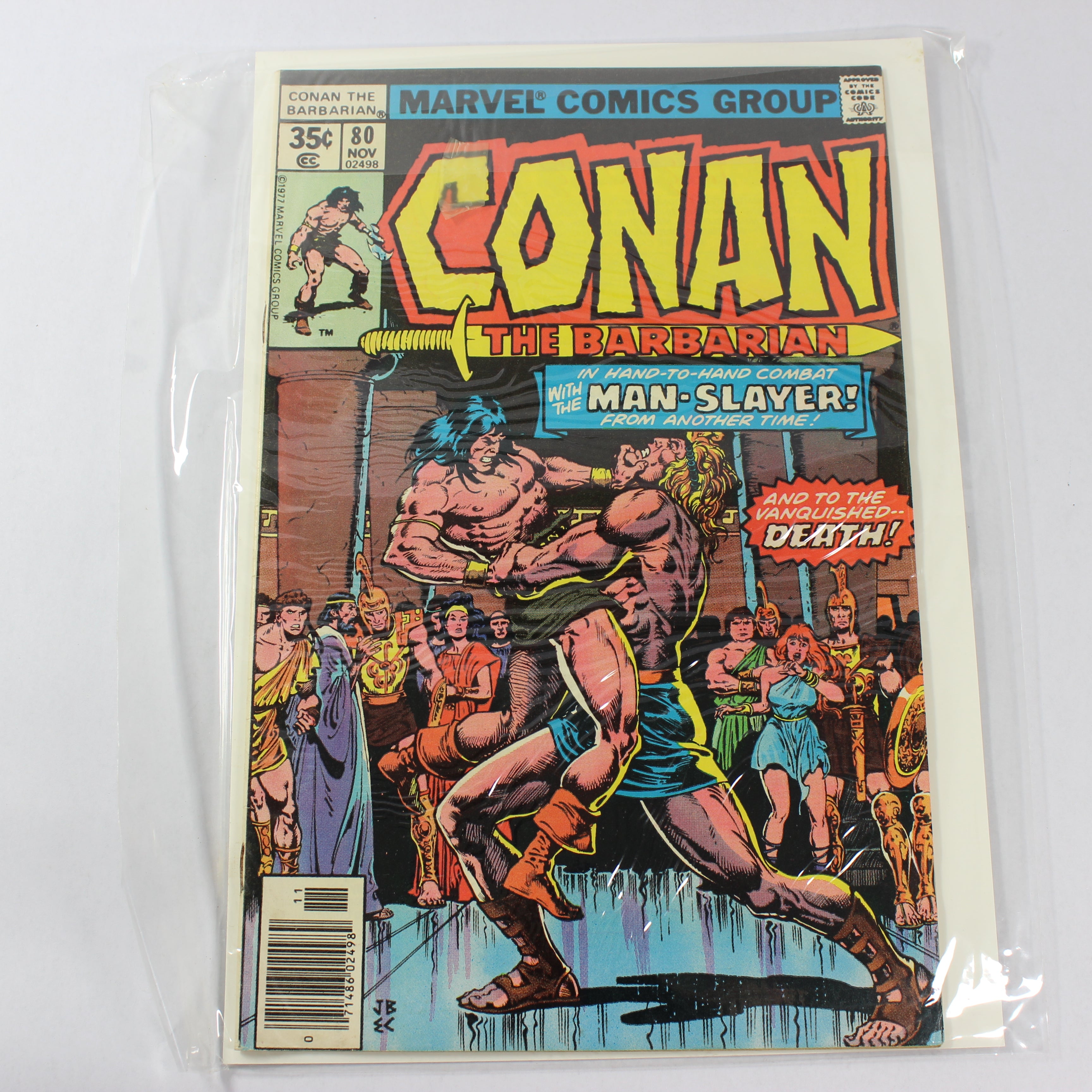 Conan the Barbarian #80, Hand-to-Hand Combat with the Man-Slayer (Marvel Comics, 1977)