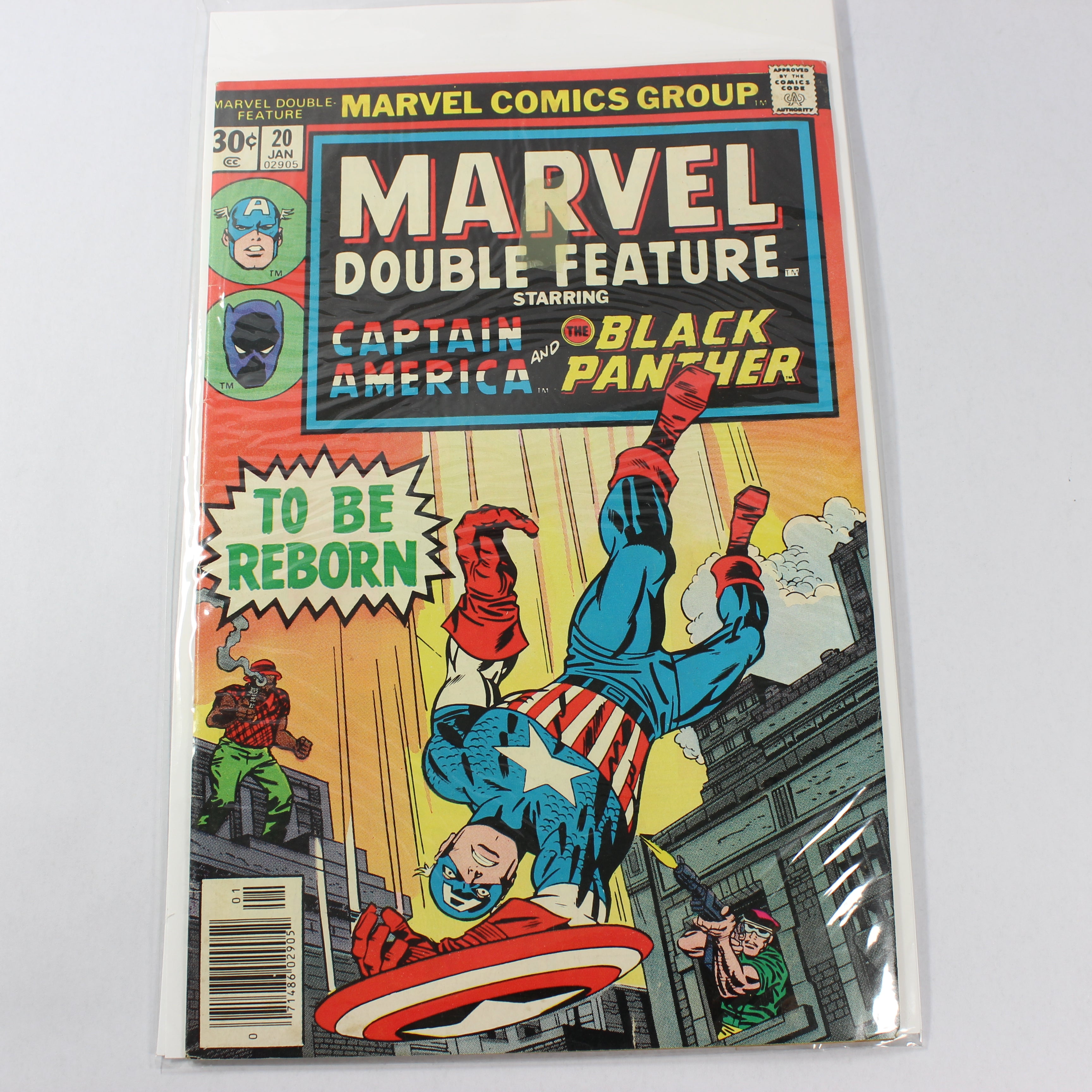 Captain America and The Black Panther #20, To Be Reborn (Marvel Comics, 1977)