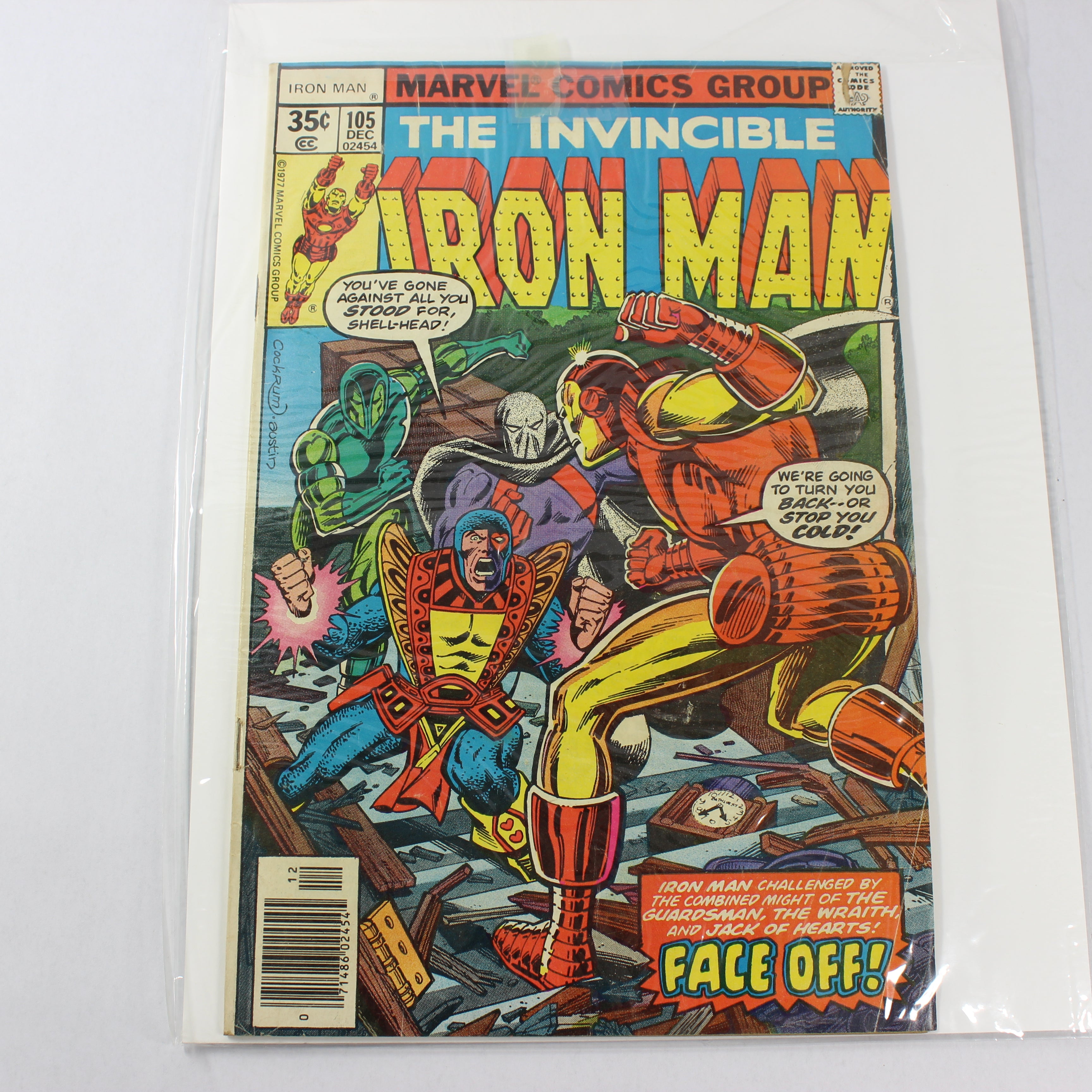 Iron Man #105, The Invincible Iron Man (Marvel Comics, 1977)