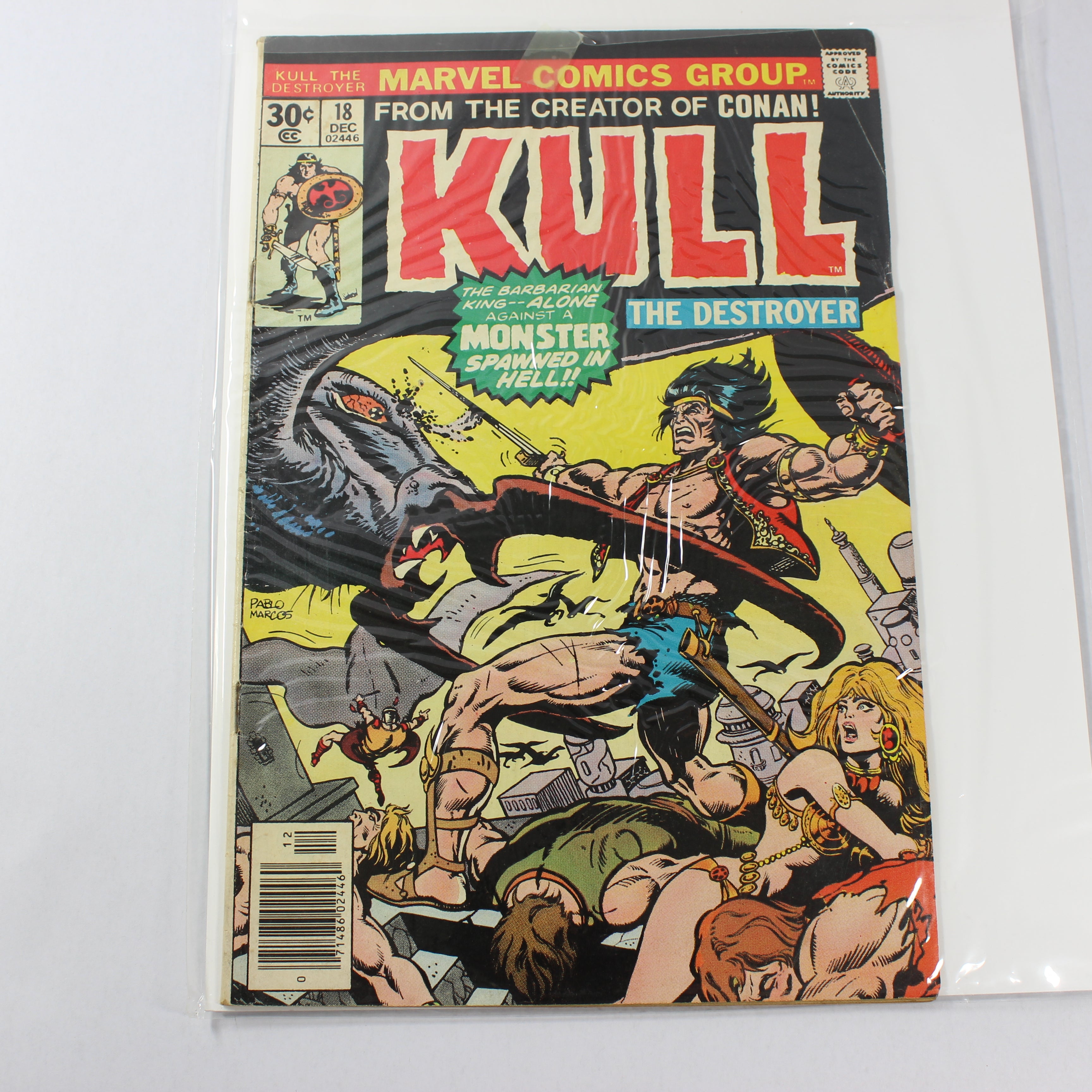 Kull the Destroyer #18, The Keeper of Flame and Frost (Marvel Comics, 1976)