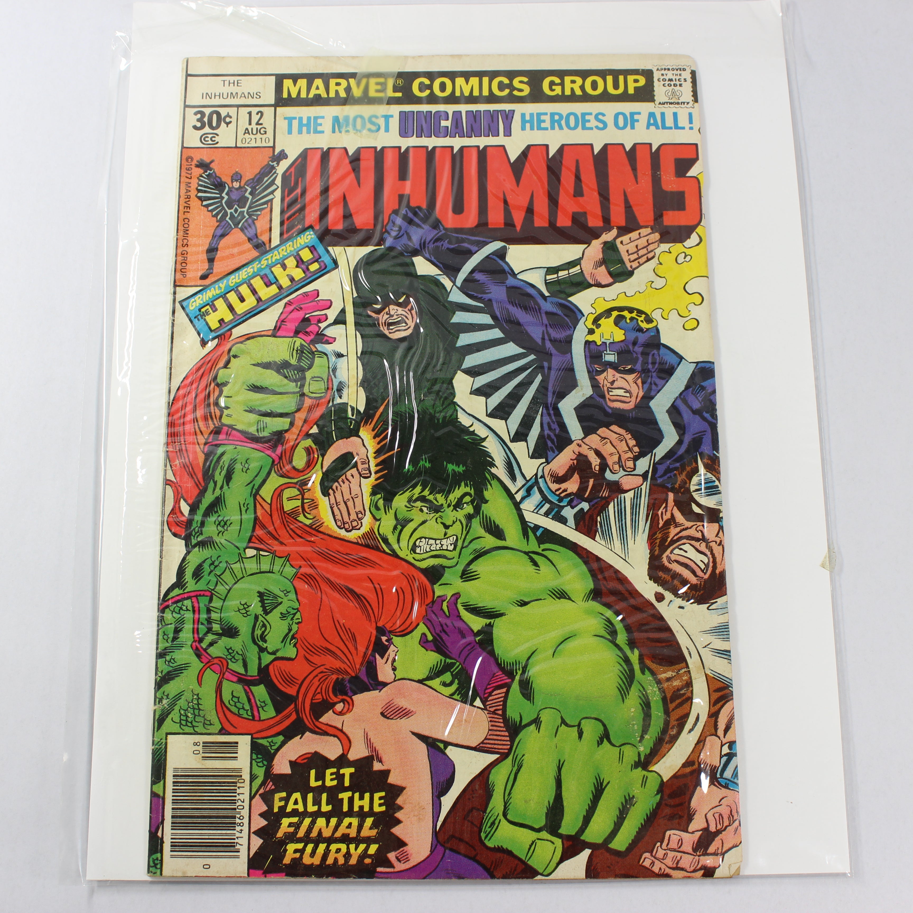 Inhumans #12, A Berserker Called Hulk (Marvel Comics, 1977)