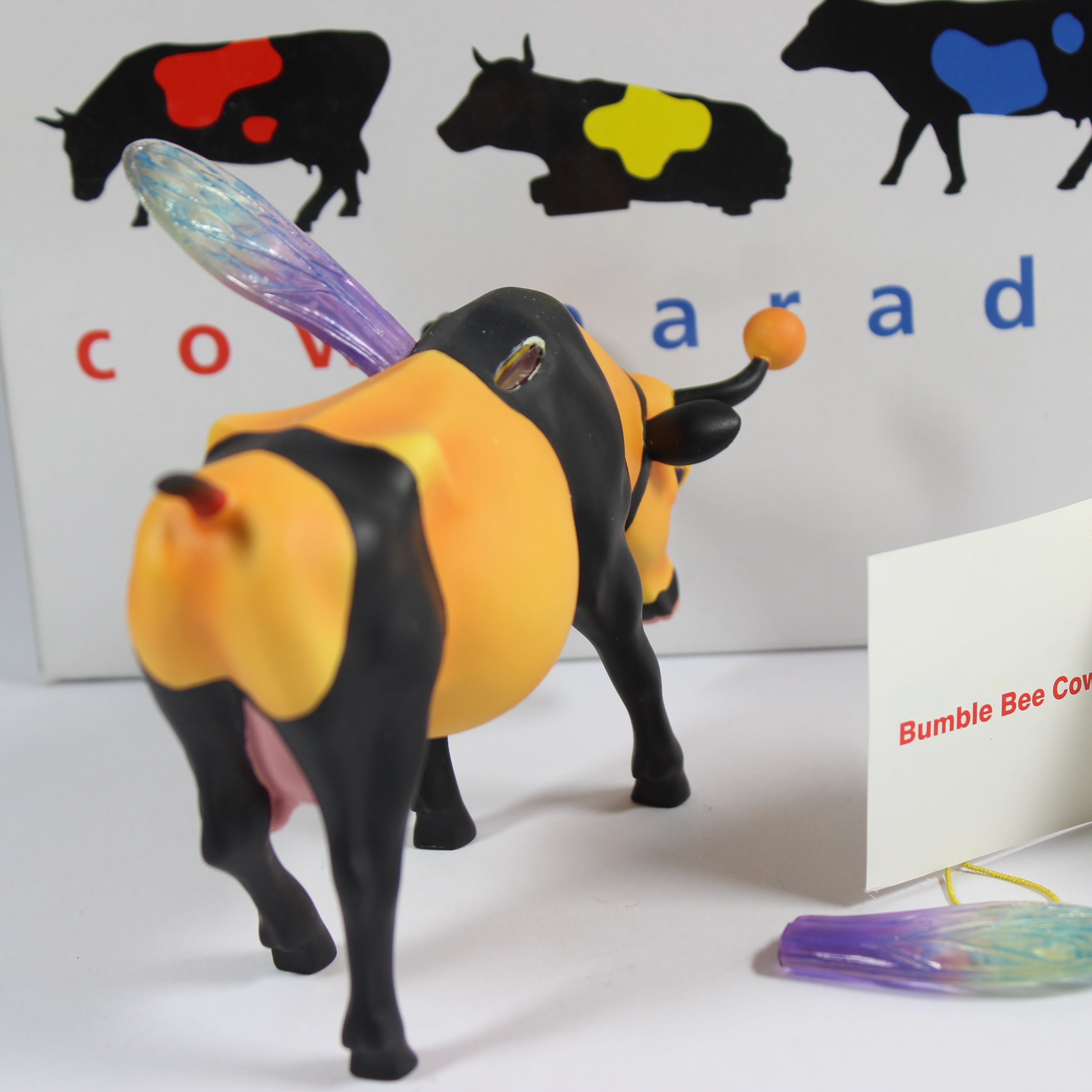 Cow Parade Bumble Bee Cow (2001) - Image 3