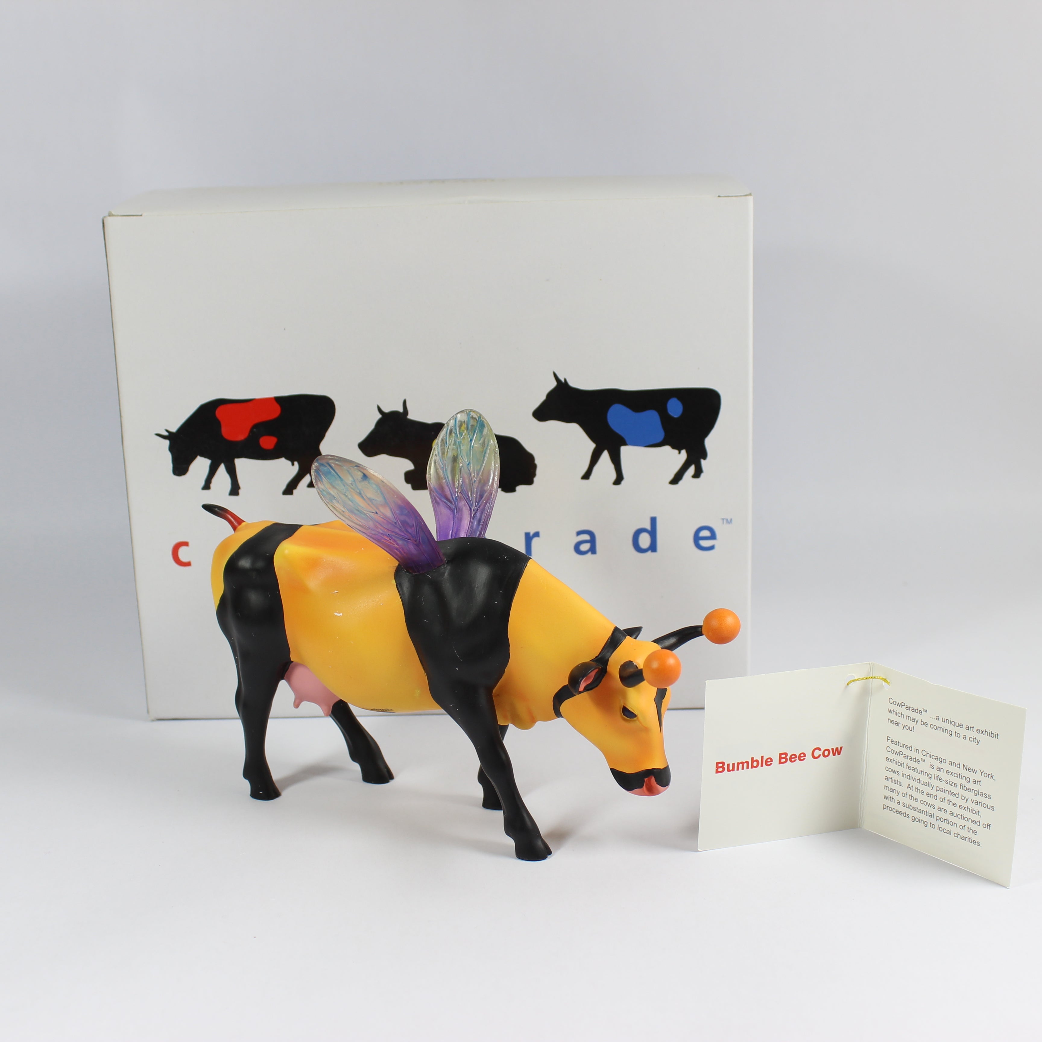 Cow Parade Bumble Bee Cow (2001)