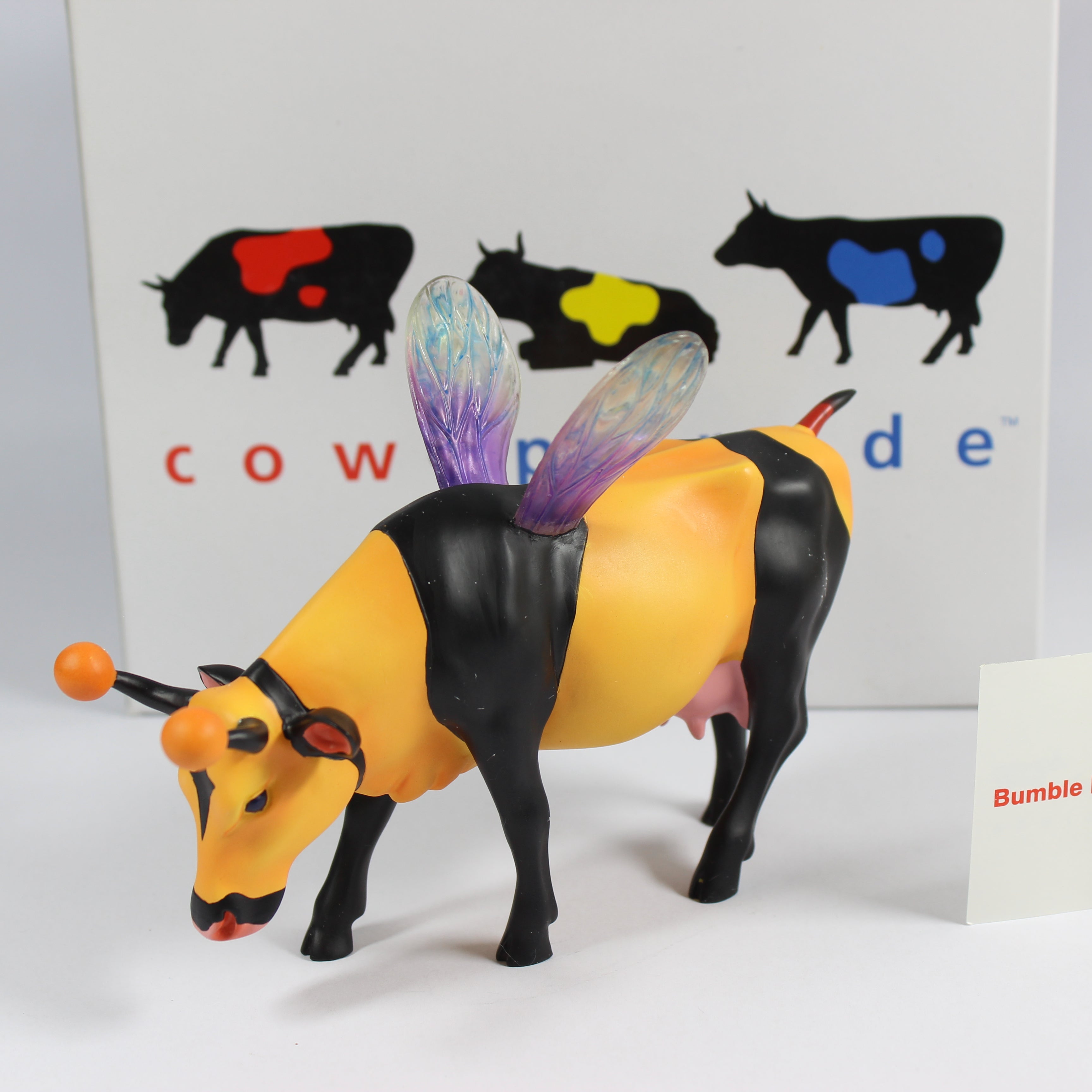 Cow Parade Bumble Bee Cow (2001) - Image 2