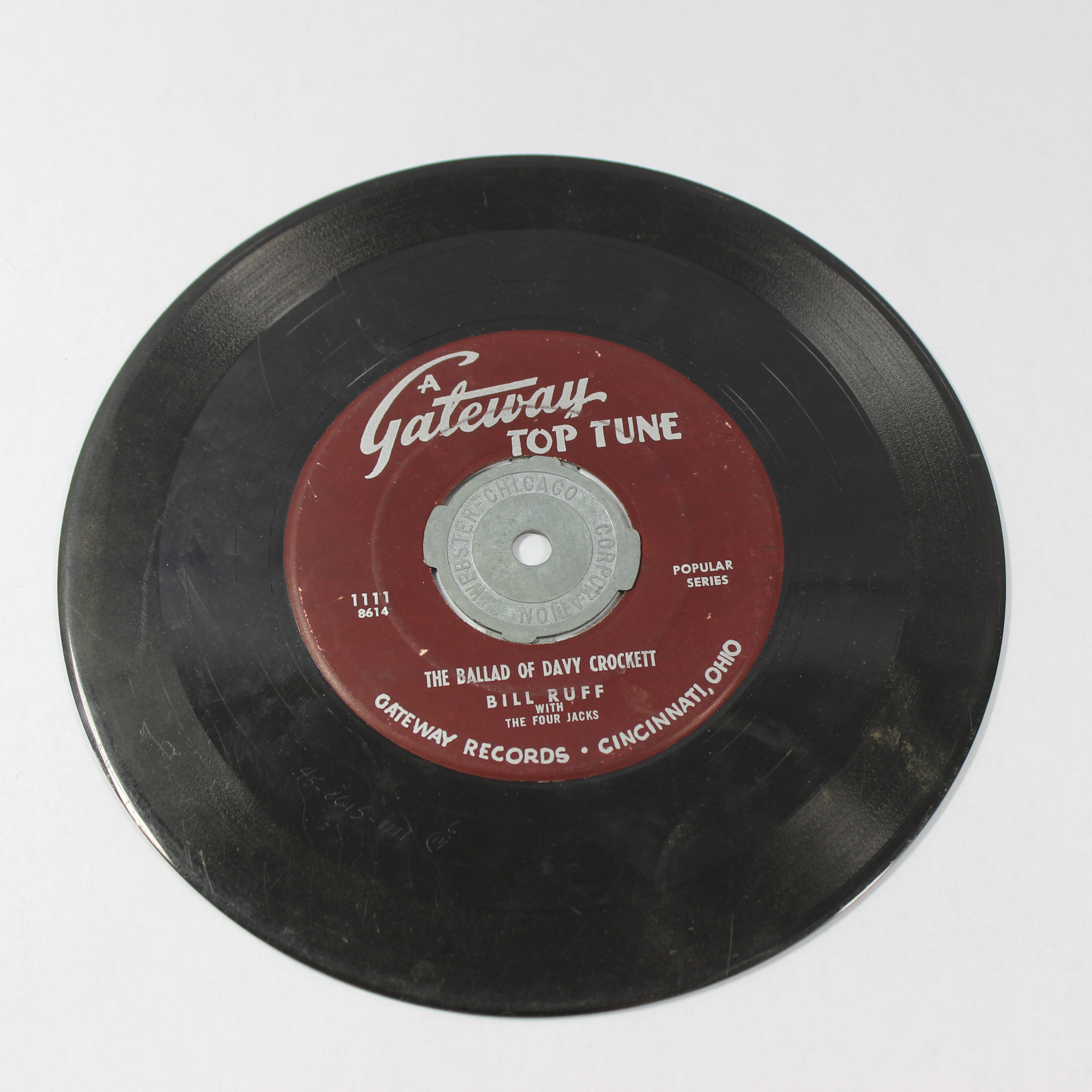 Gateway Top Tune - Bill Ruff with The Four Jacks / Piano-Roll Thompson (1955)