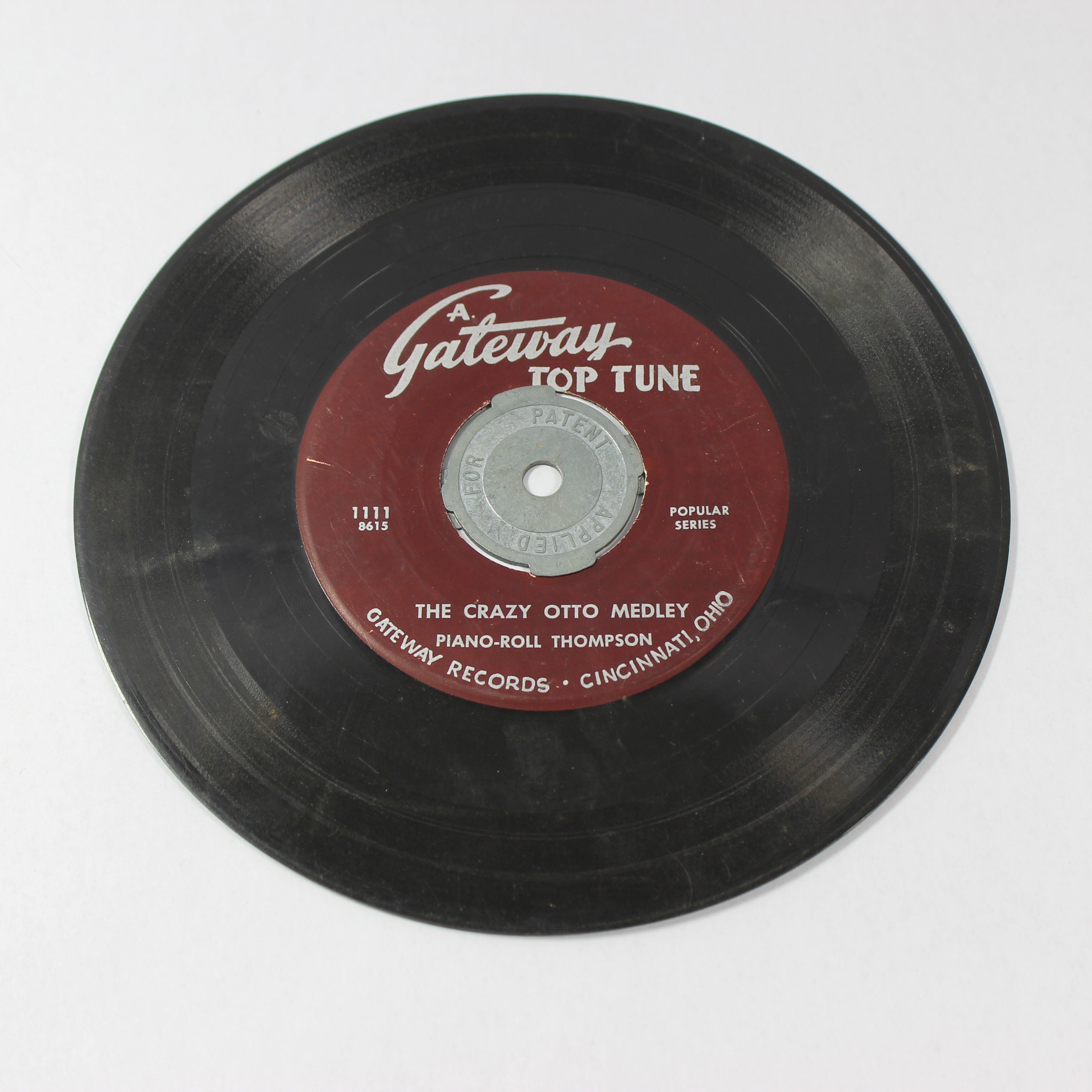 Gateway Top Tune - Bill Ruff with The Four Jacks / Piano-Roll Thompson (1955) - Image 2