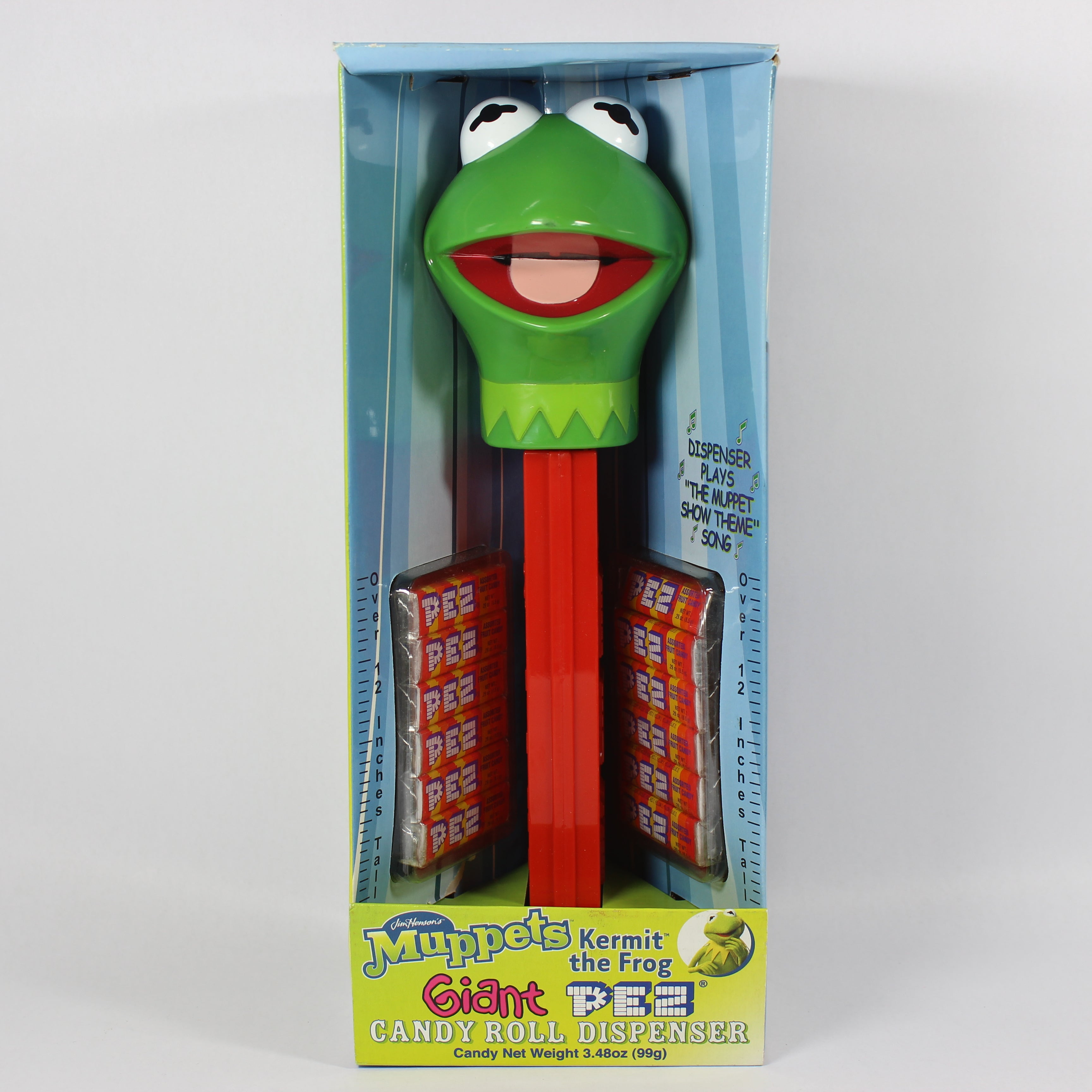 Giant Musical Pez Candy Roll Dispenser - Kermit the Frog (2003)