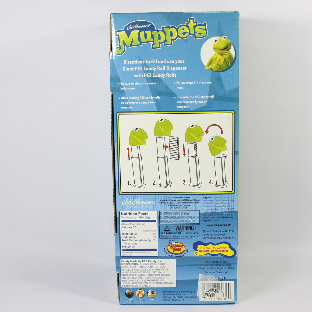 Giant Musical Pez Candy Roll Dispenser - Kermit the Frog (2003) - Image 2