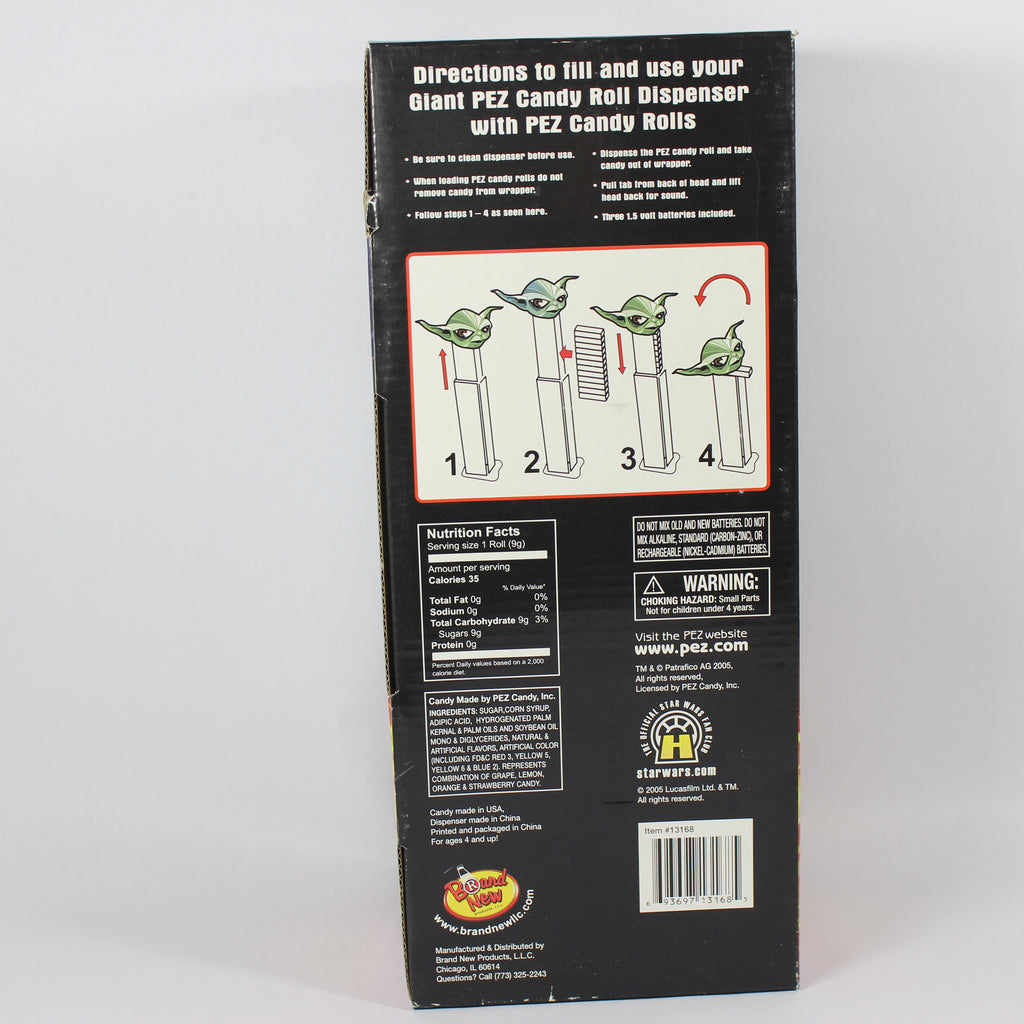 Giant Musical Pez Candy Roll Dispenser - Jedi Master Yoda (2005) - Image 2
