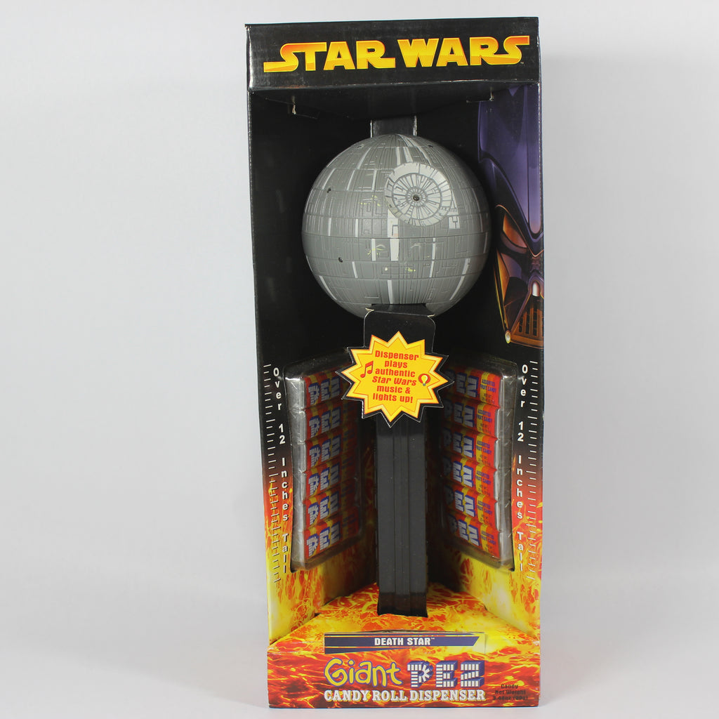 Giant Musical Pez Candy Roll Dispenser - Death Star (2005)