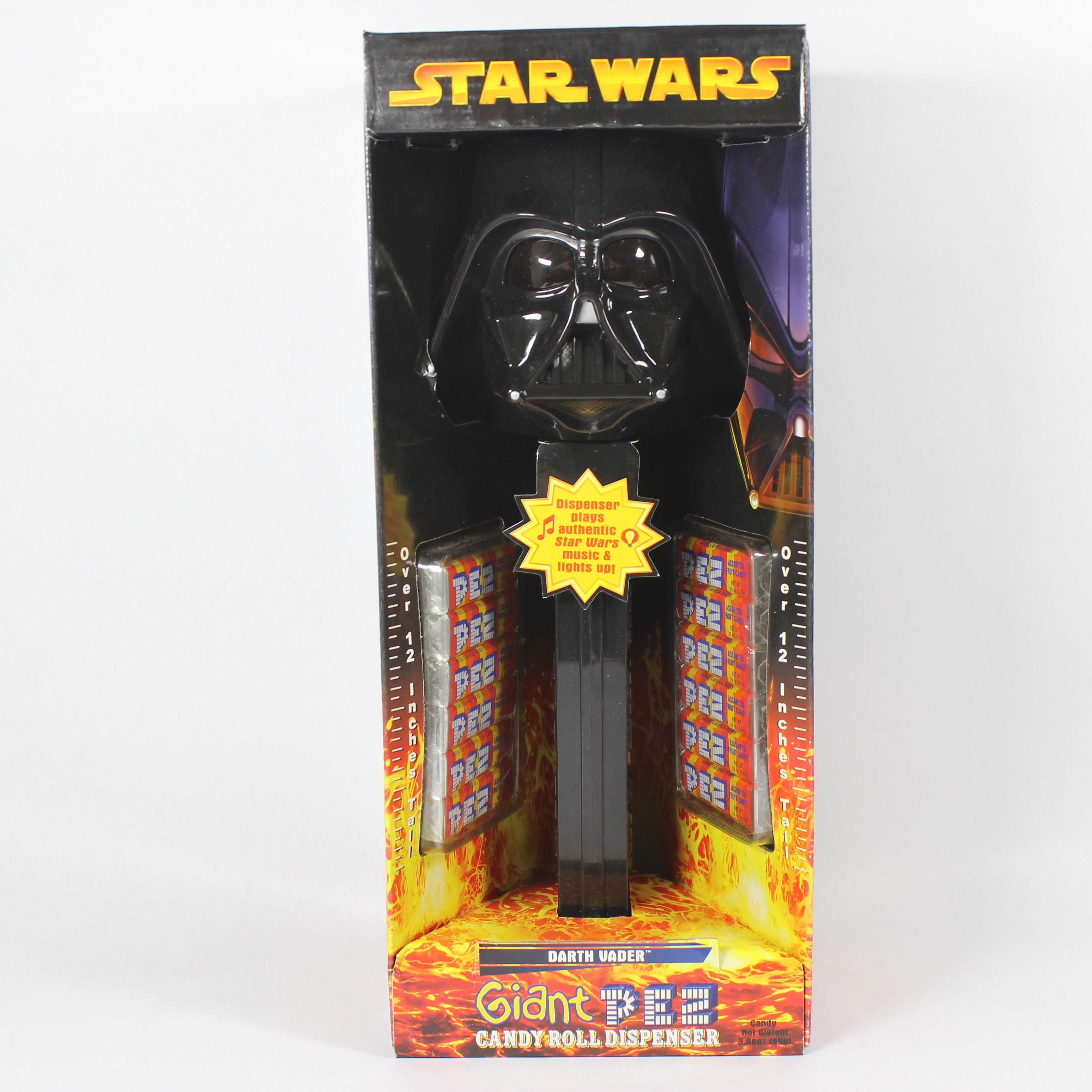 Giant Musical Pez Candy Roll Dispenser - Darth Vader (2005)