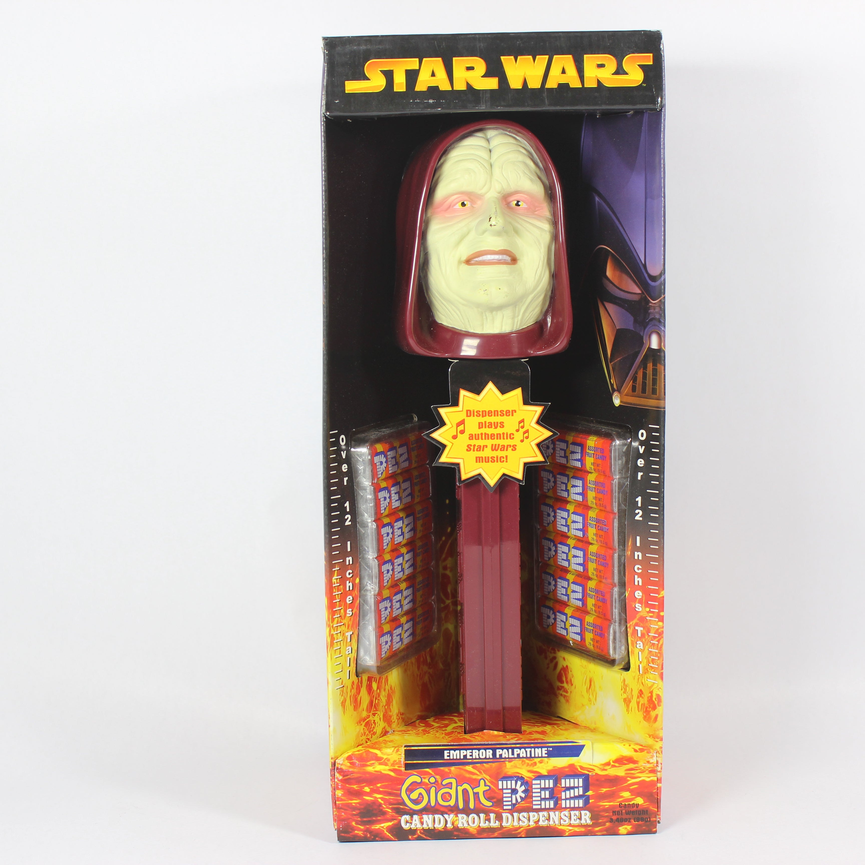 Giant Musical Pez Candy Roll Dispenser - Emperor Palpatine (2005)