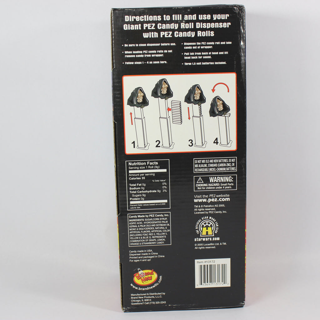 Giant Musical Pez Candy Roll Dispenser - Emperor Palpatine (2005) - Image 2