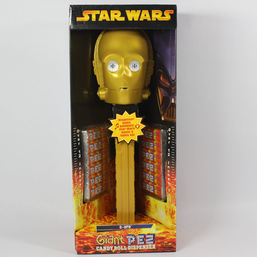Giant Musical Pez Candy Roll Dispenser - C-3PO (2005)