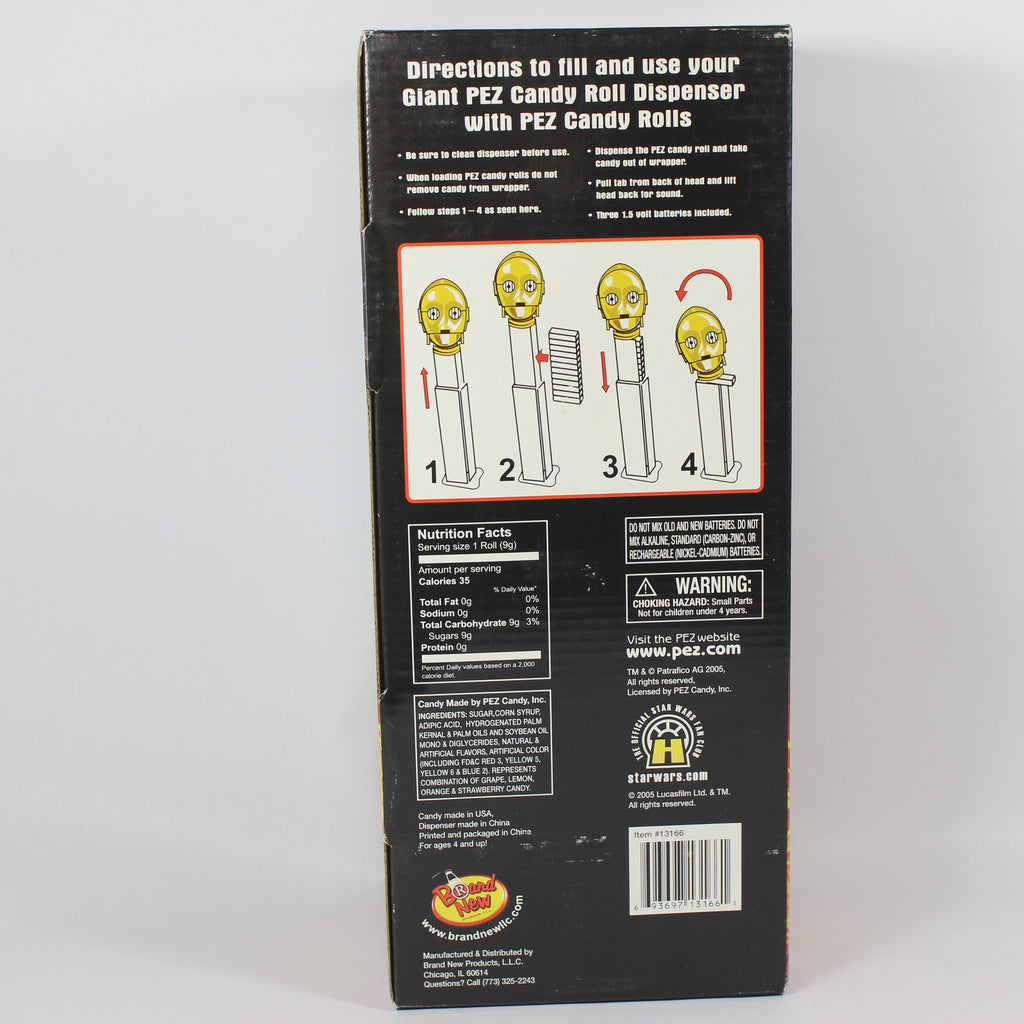 Giant Musical Pez Candy Roll Dispenser - C-3PO (2005) - Image 2