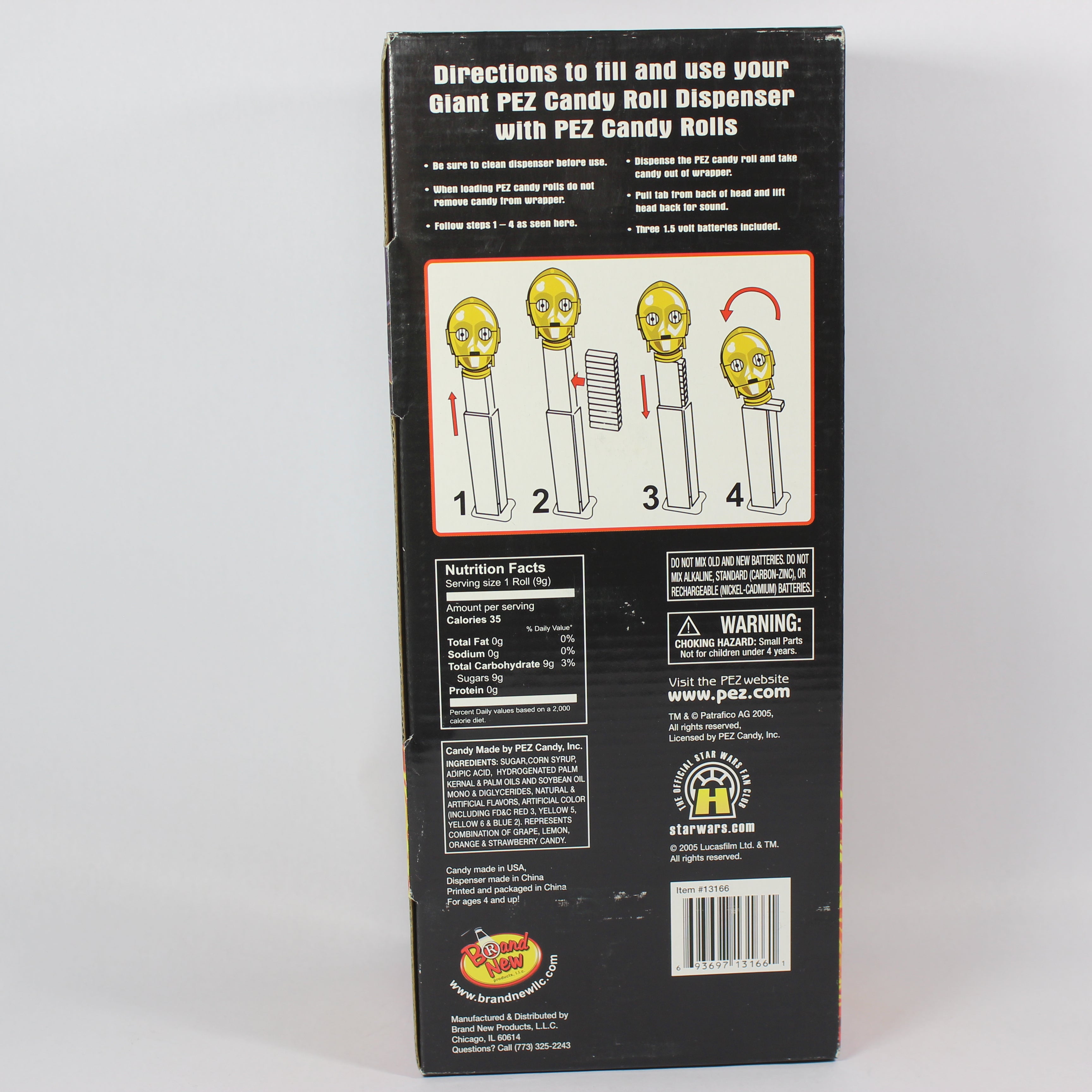 Giant Musical Pez Candy Roll Dispenser - C-3PO (2005) - Image 2