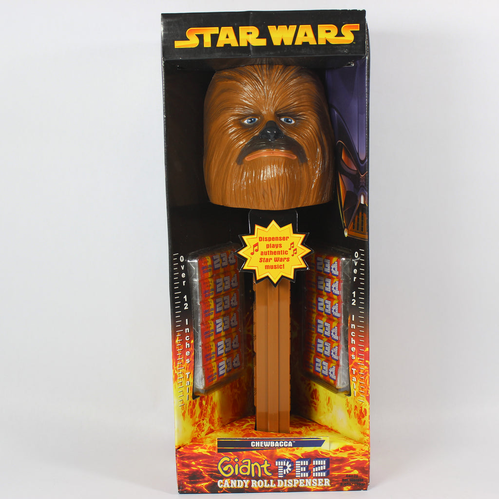 Giant Musical Pez Candy Roll Dispenser - Chewbacca (2005)