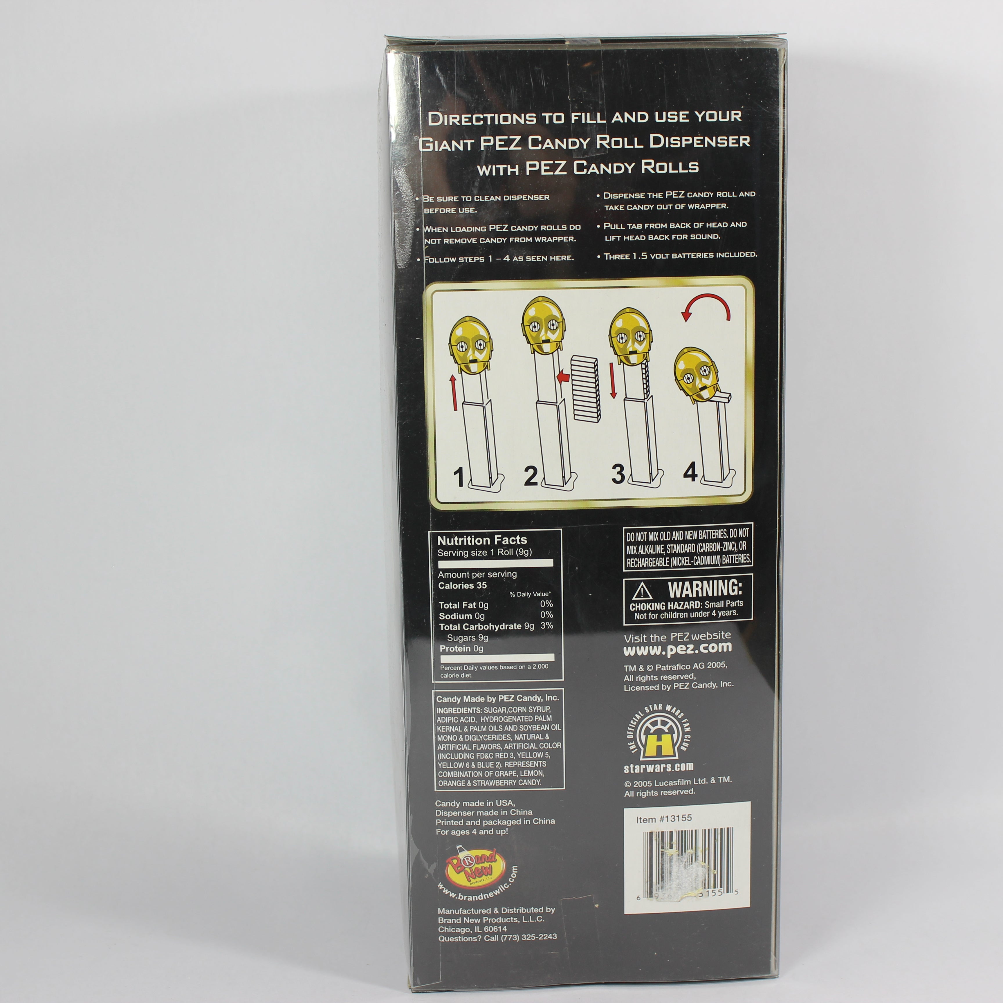 Giant Musical Pez Candy Roll Dispenser - Gold C-3PO (2005) - Image 2