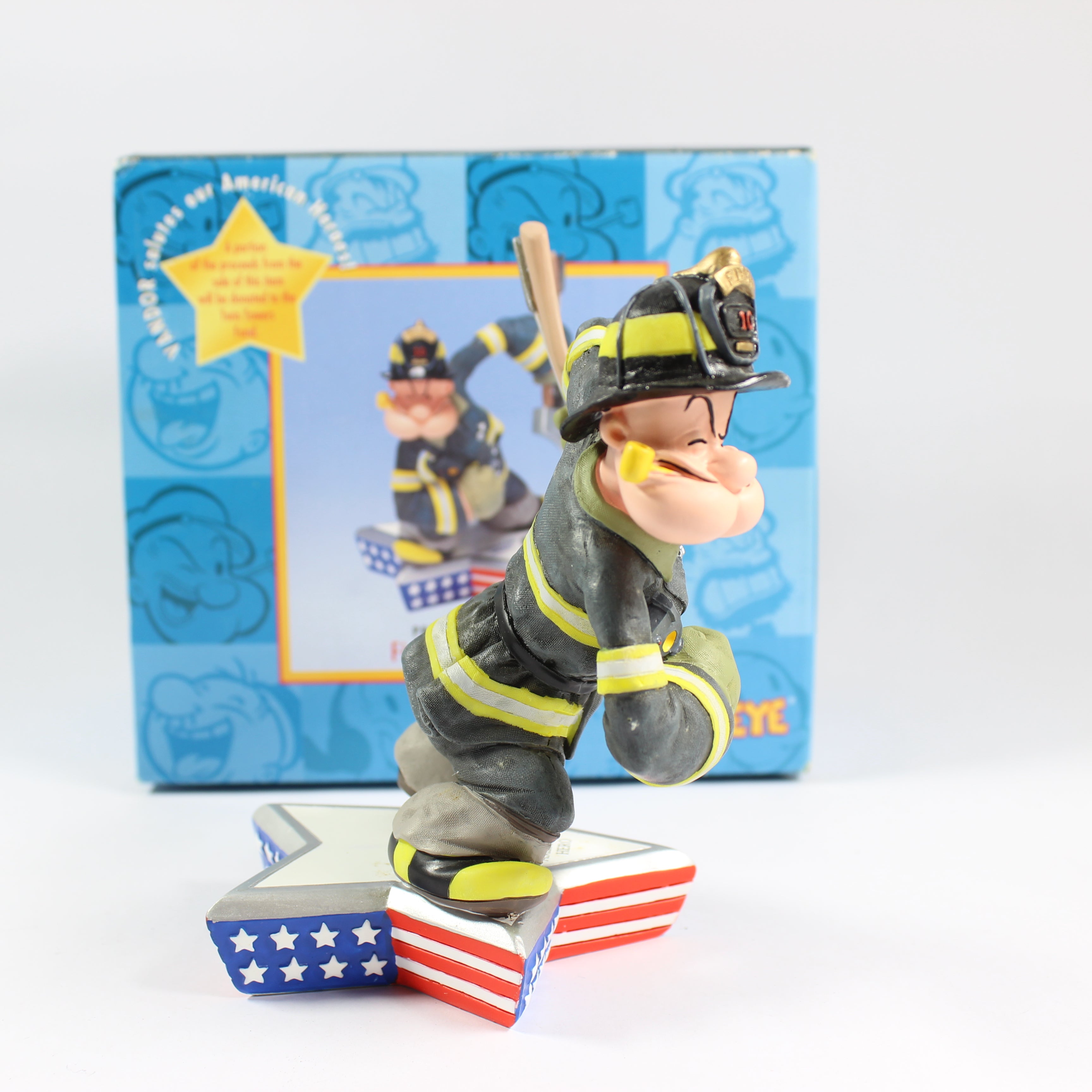 Premier Edition Fireman Figurine (2002) - Image 4