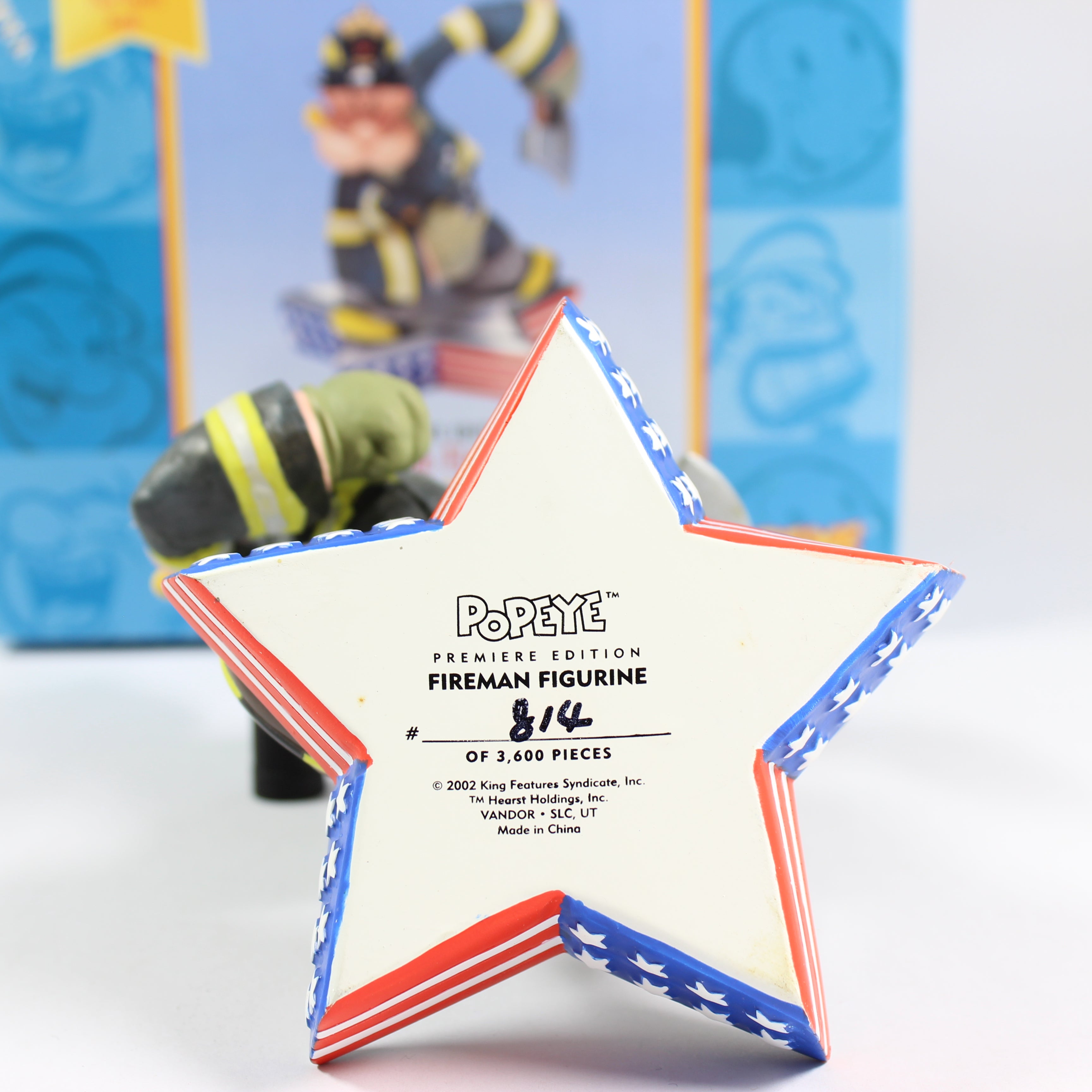 Premier Edition Fireman Figurine (2002) - Image 5
