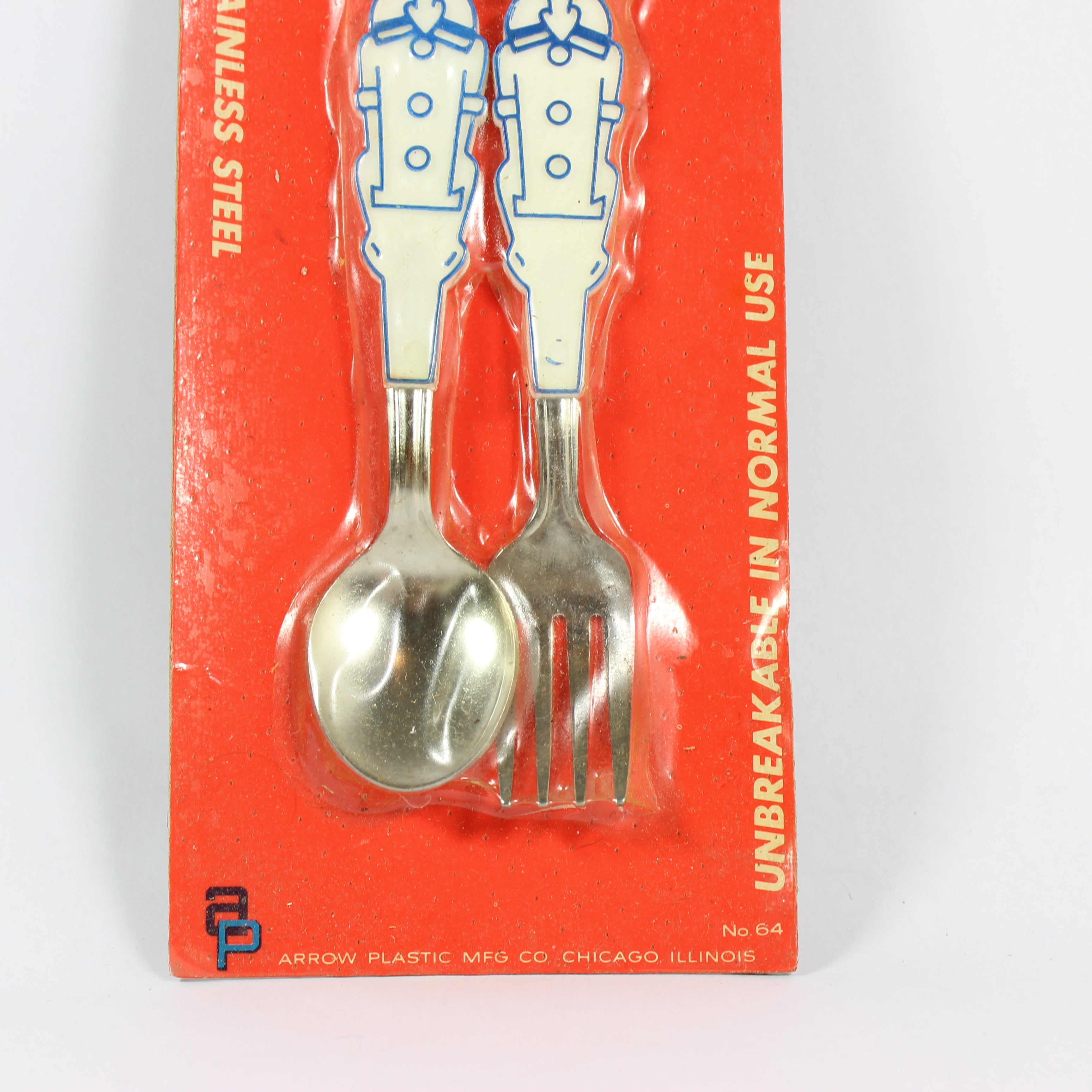 Stainless Steel Fork and Spoon (1970) - Image 2