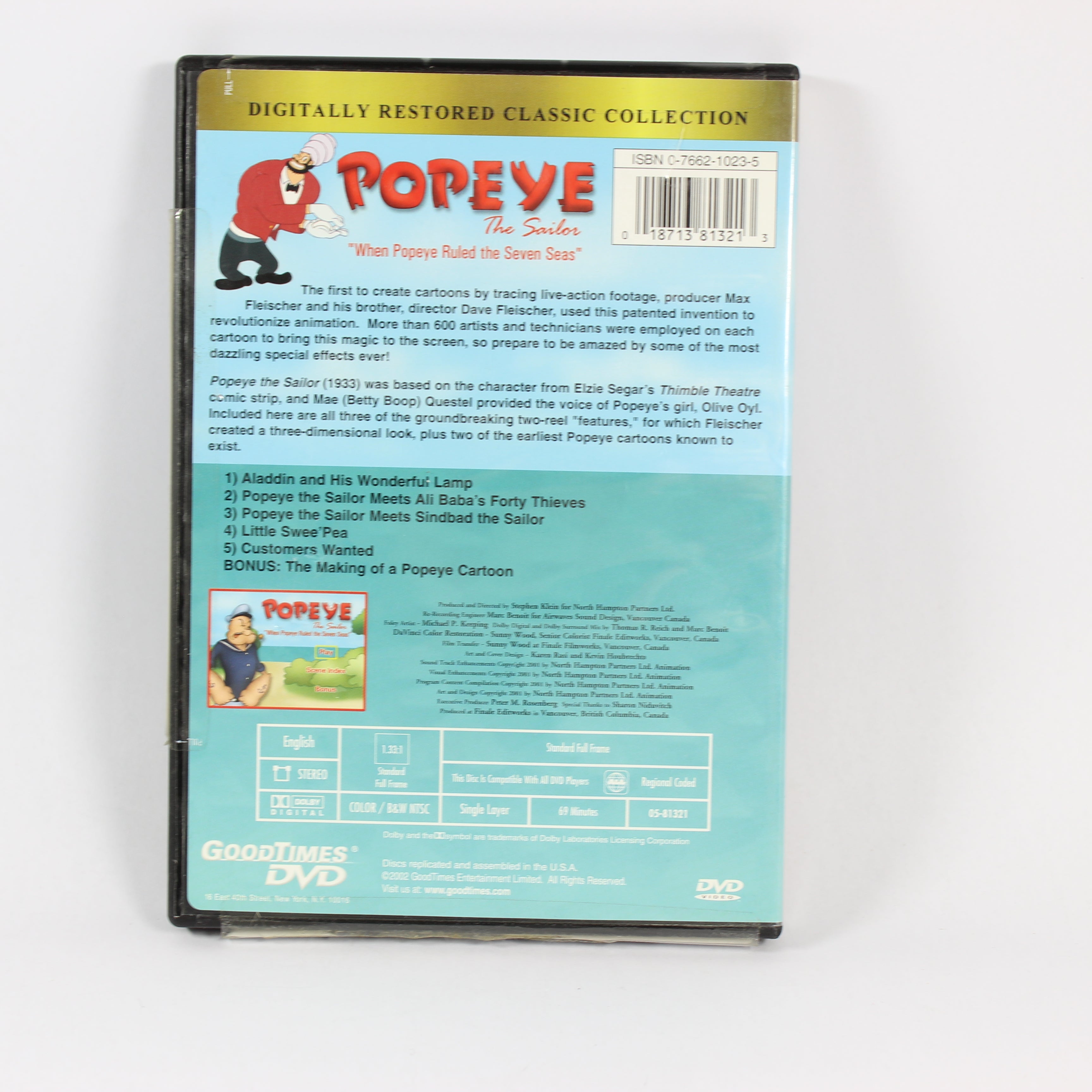 DVD - When Popeye Ruled the Seven Seas (2002) - Image 2