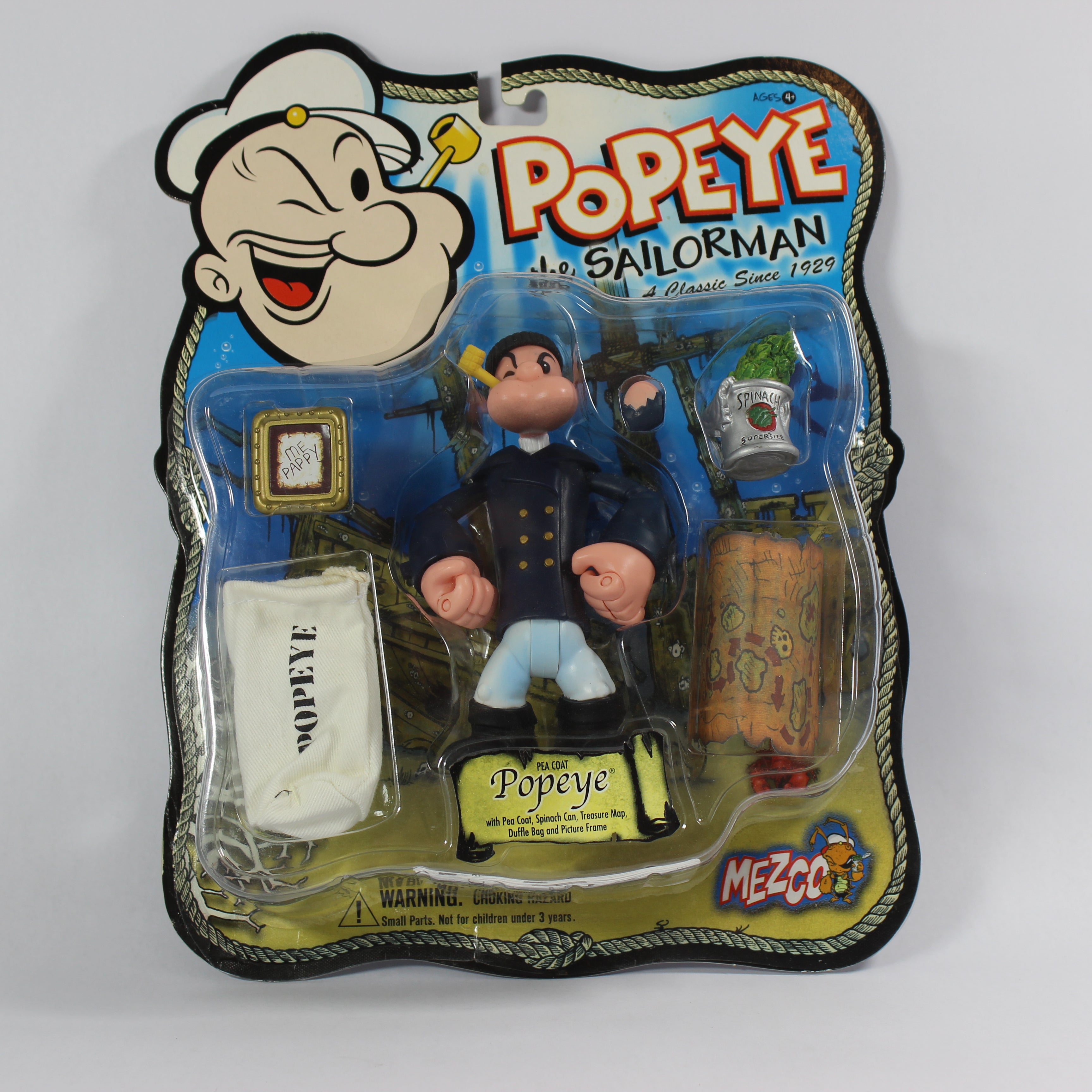 Popeye the Sailorman Action Figures - Peacoat Popeye (2001)