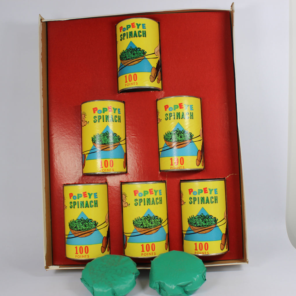 Spinach Clobber Cans Toss Game (1958)