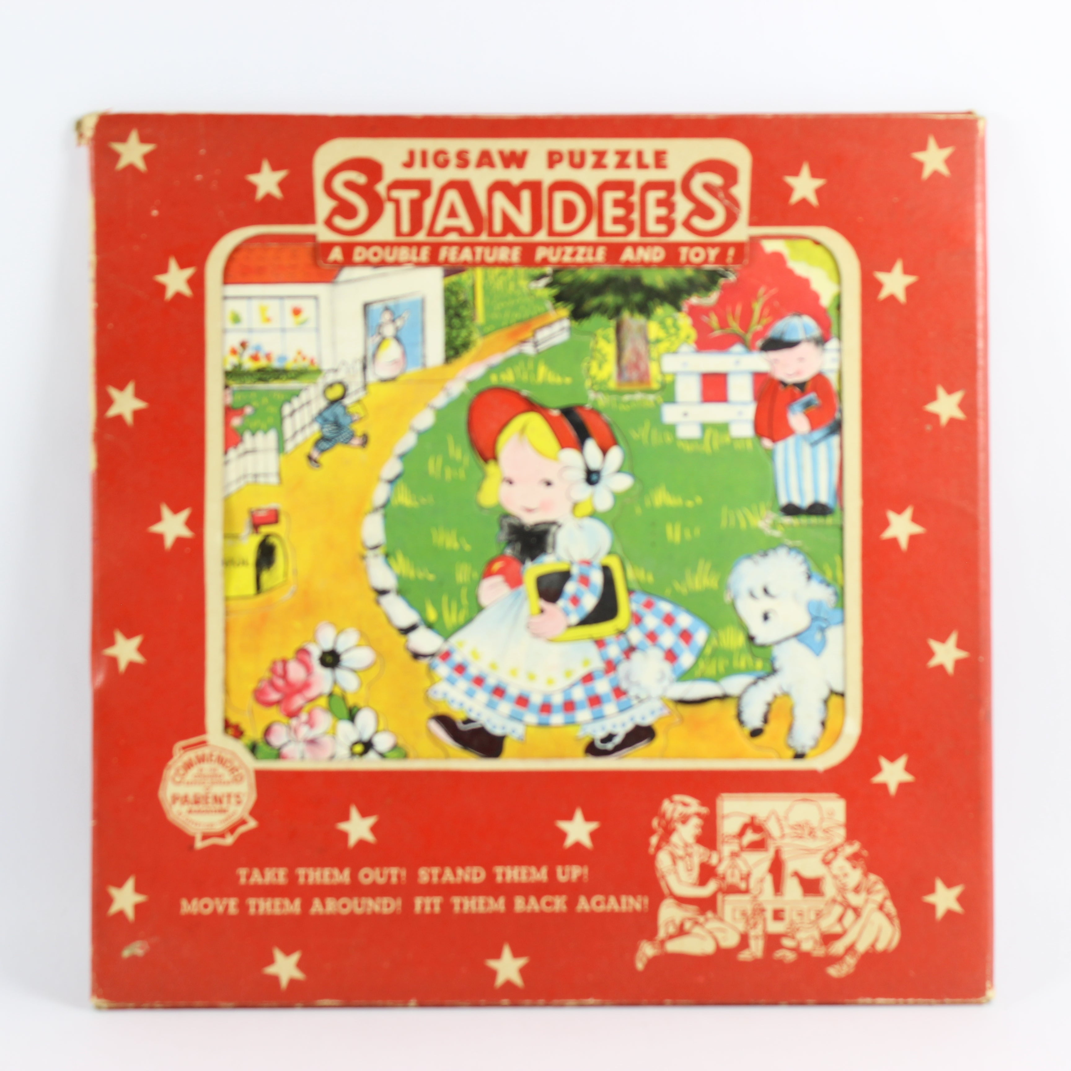 Jigsaw Puzzle Standees - Mary Had a Little Lamb (1950)