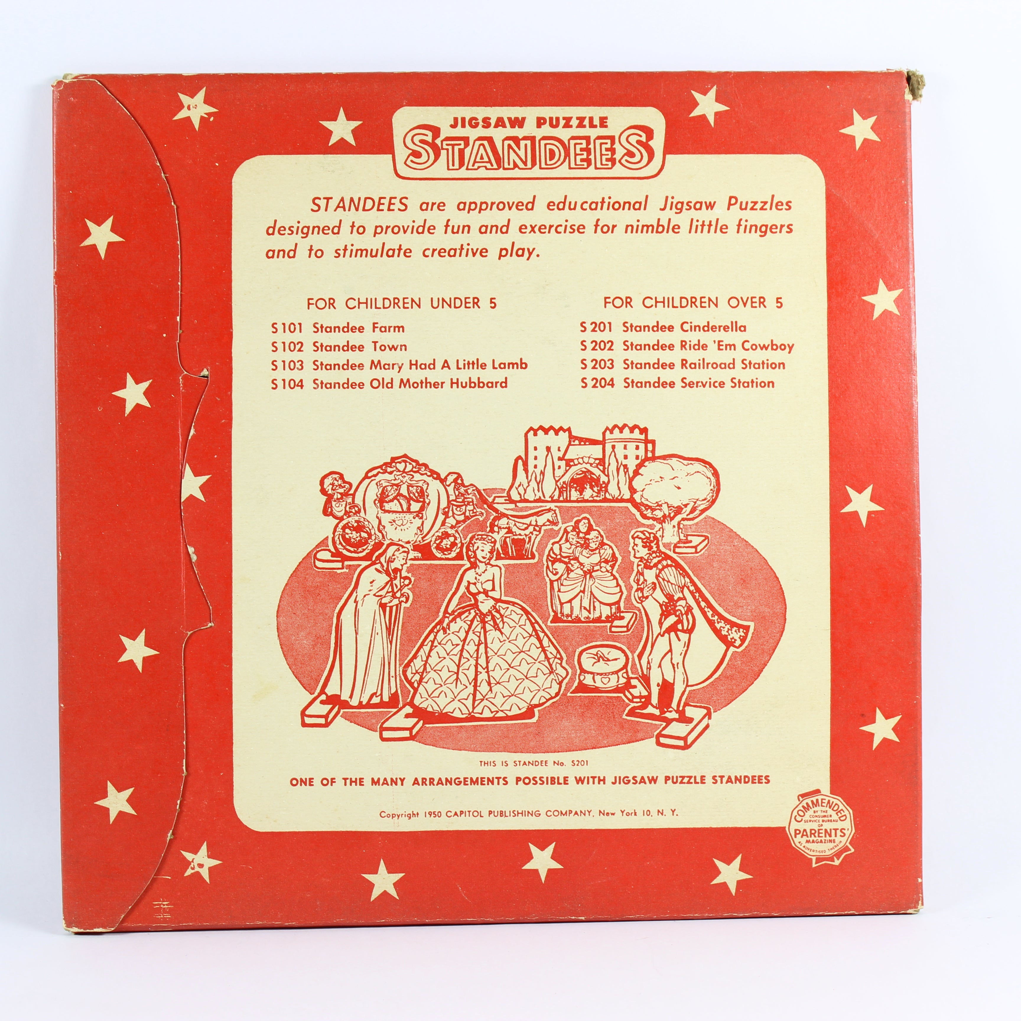 Jigsaw Puzzle Standees - Mary Had a Little Lamb (1950) - Image 2