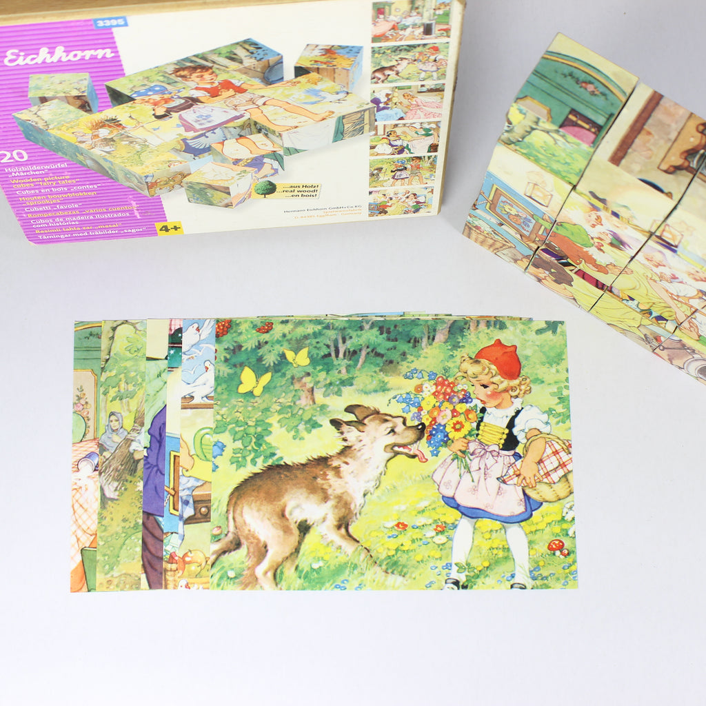 Wooden Picture Puzzle Cubes (1950) - Image 4