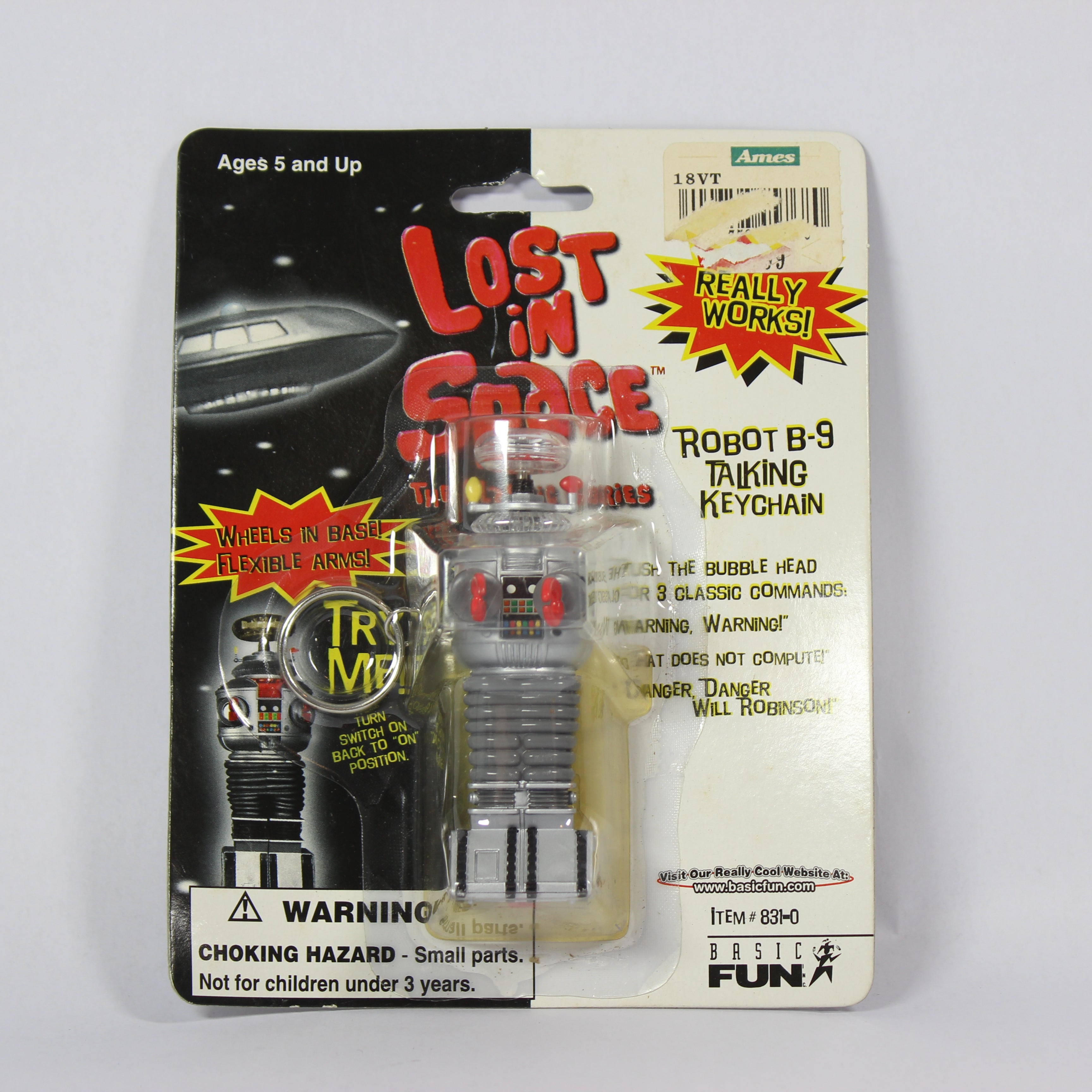 Lost in Space Talking Keychain - Robot B-9 (1997)